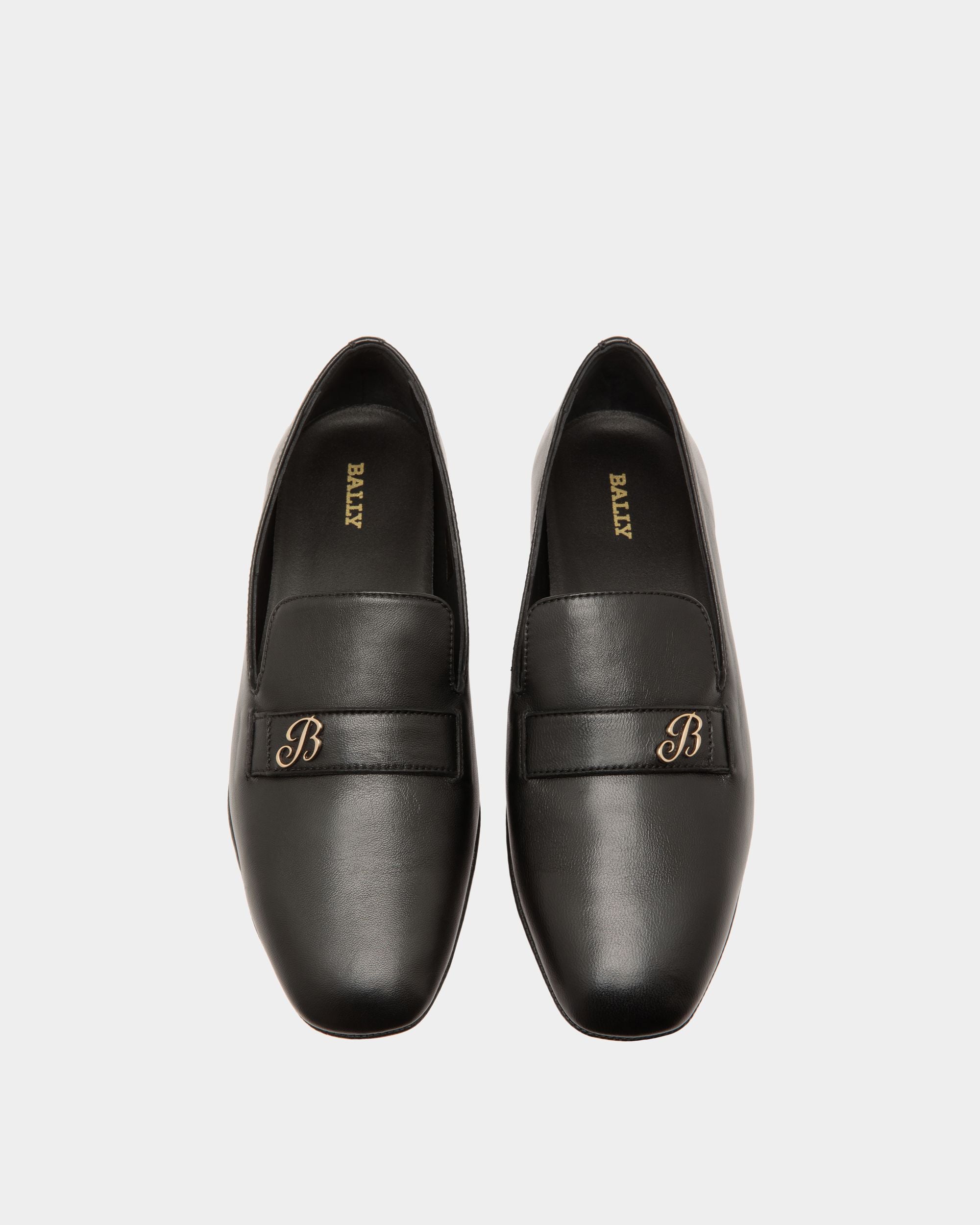 Slipper Aus Leder In Schwarz - Damen - Bally - 04