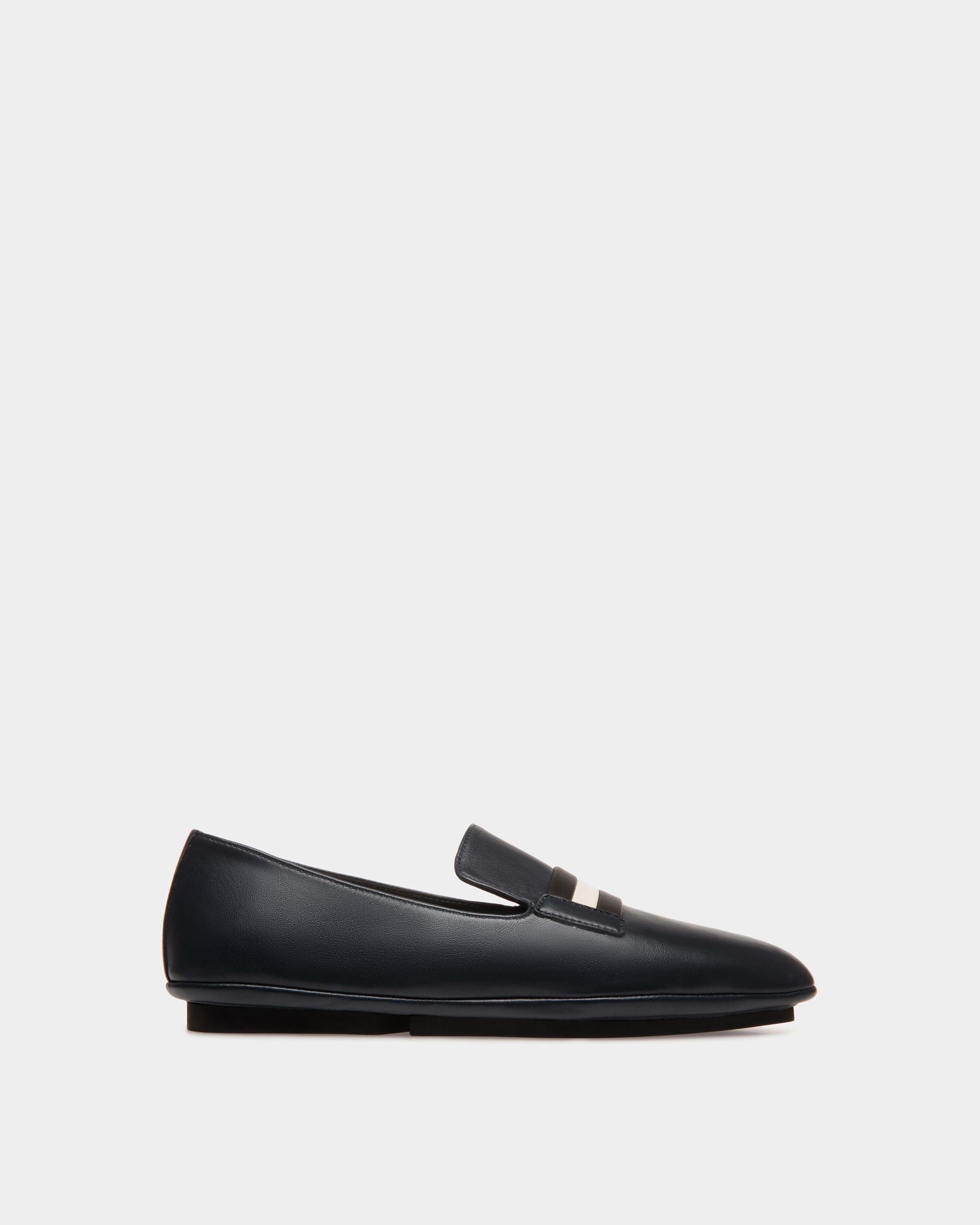 Slipper In Blue Lamb - Damen - Bally - 01