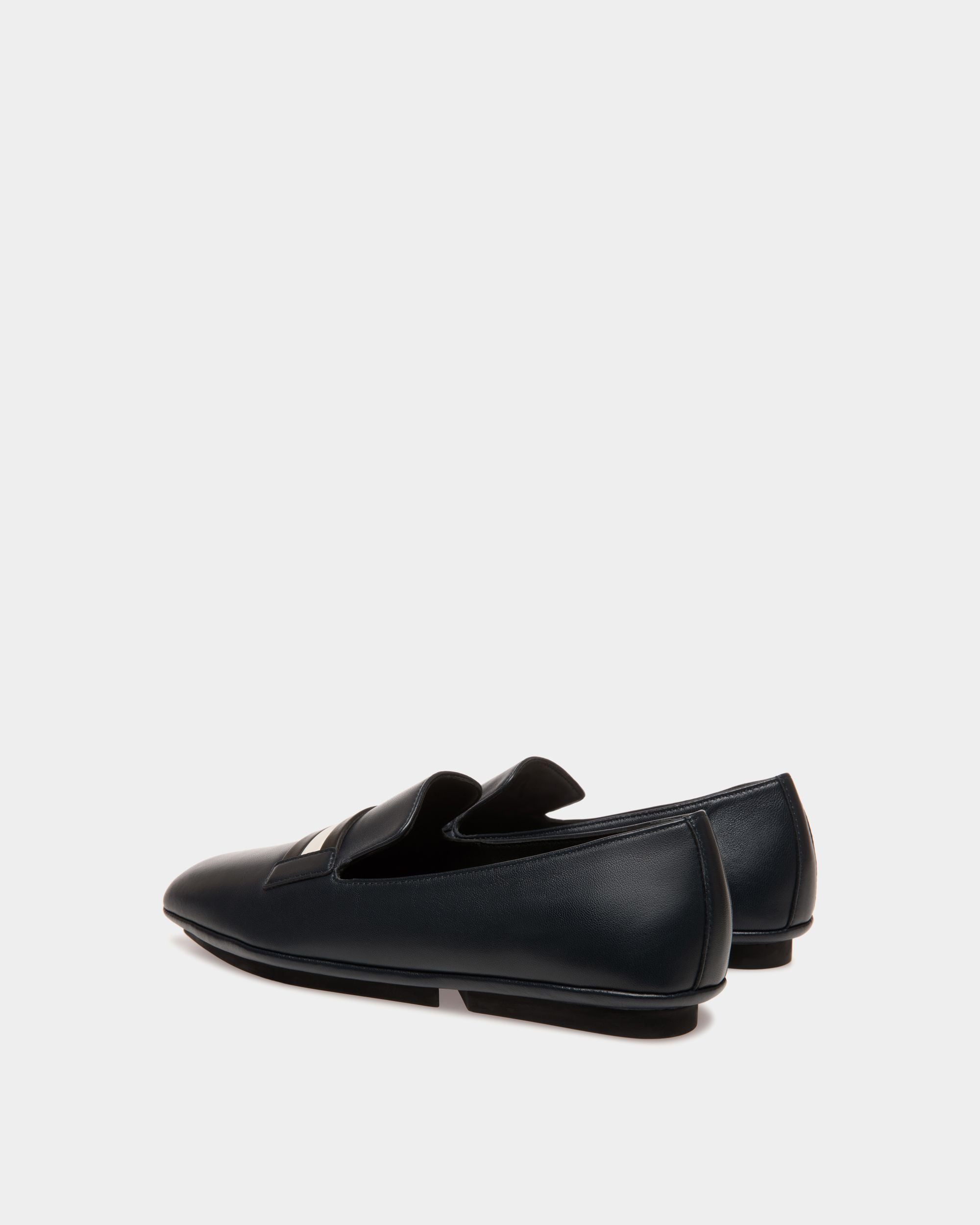 Slipper In Blue Lamb - Damen - Bally - 03