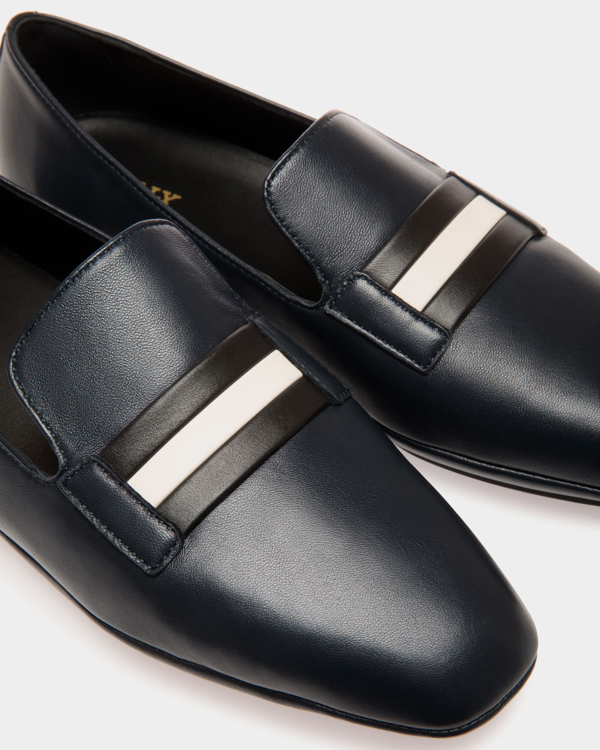 Slipper In Blue Lamb - Damen - Bally - 05