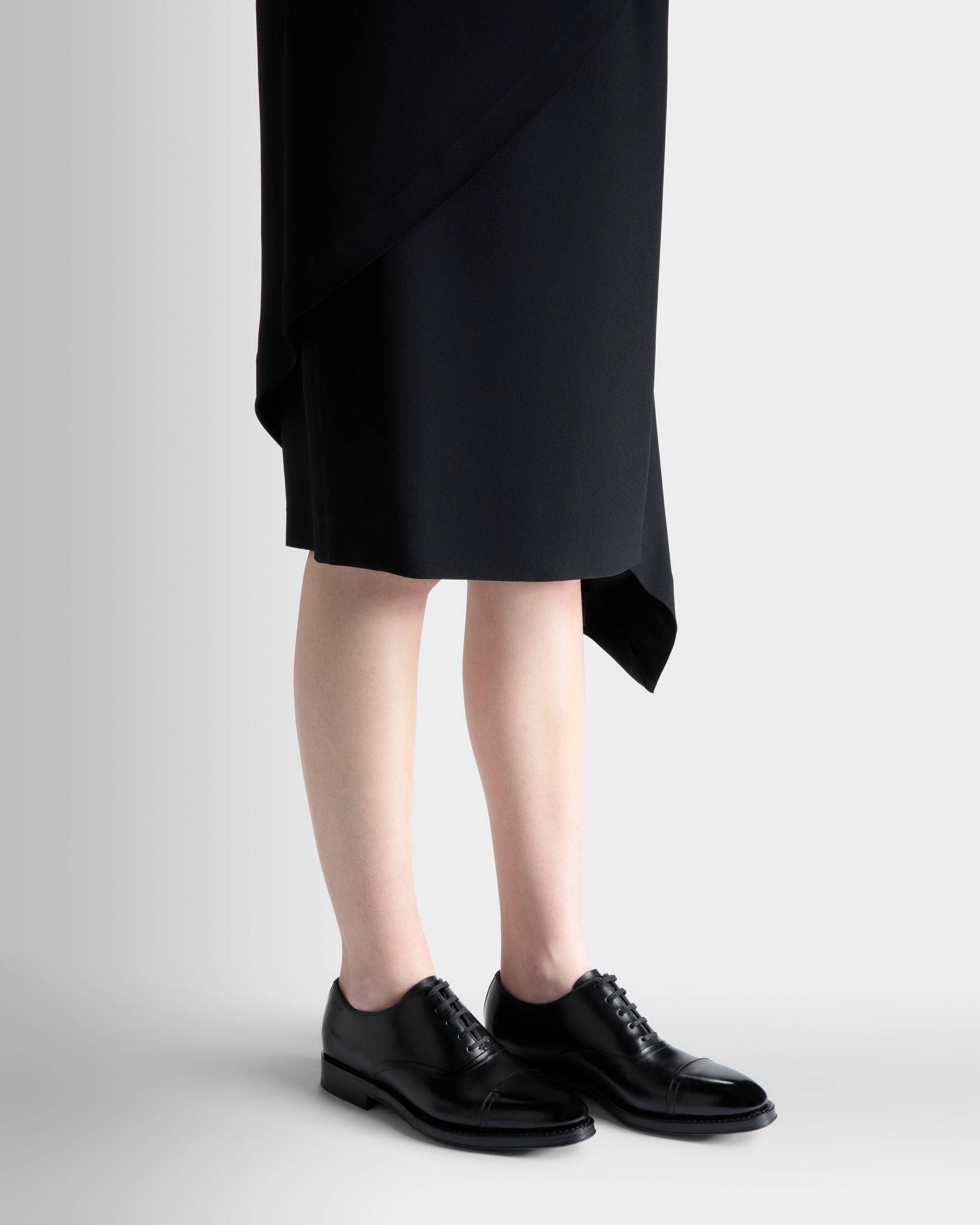 Scribe Un Oxford-Schuh Aus Leder In Schwarz - Damen - Bally - 01