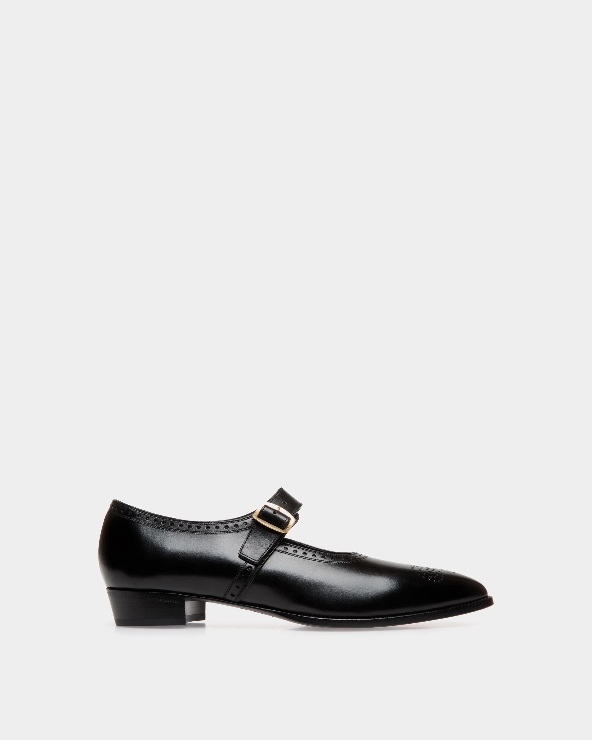 Glendale Flats In Black Leather - Damen - Bally - 01