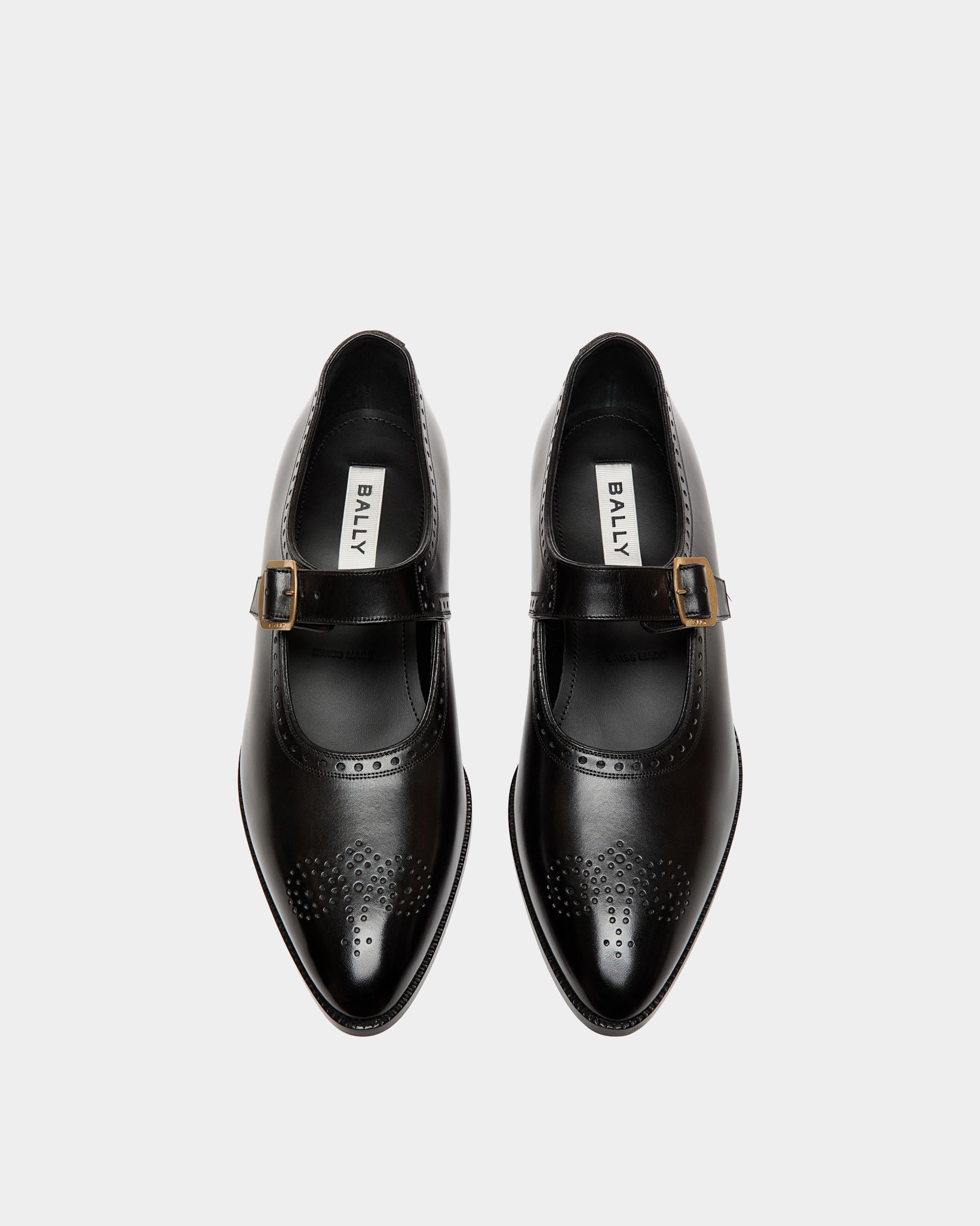 Glendale Flats In Black Leather - Damen - Bally - 04
