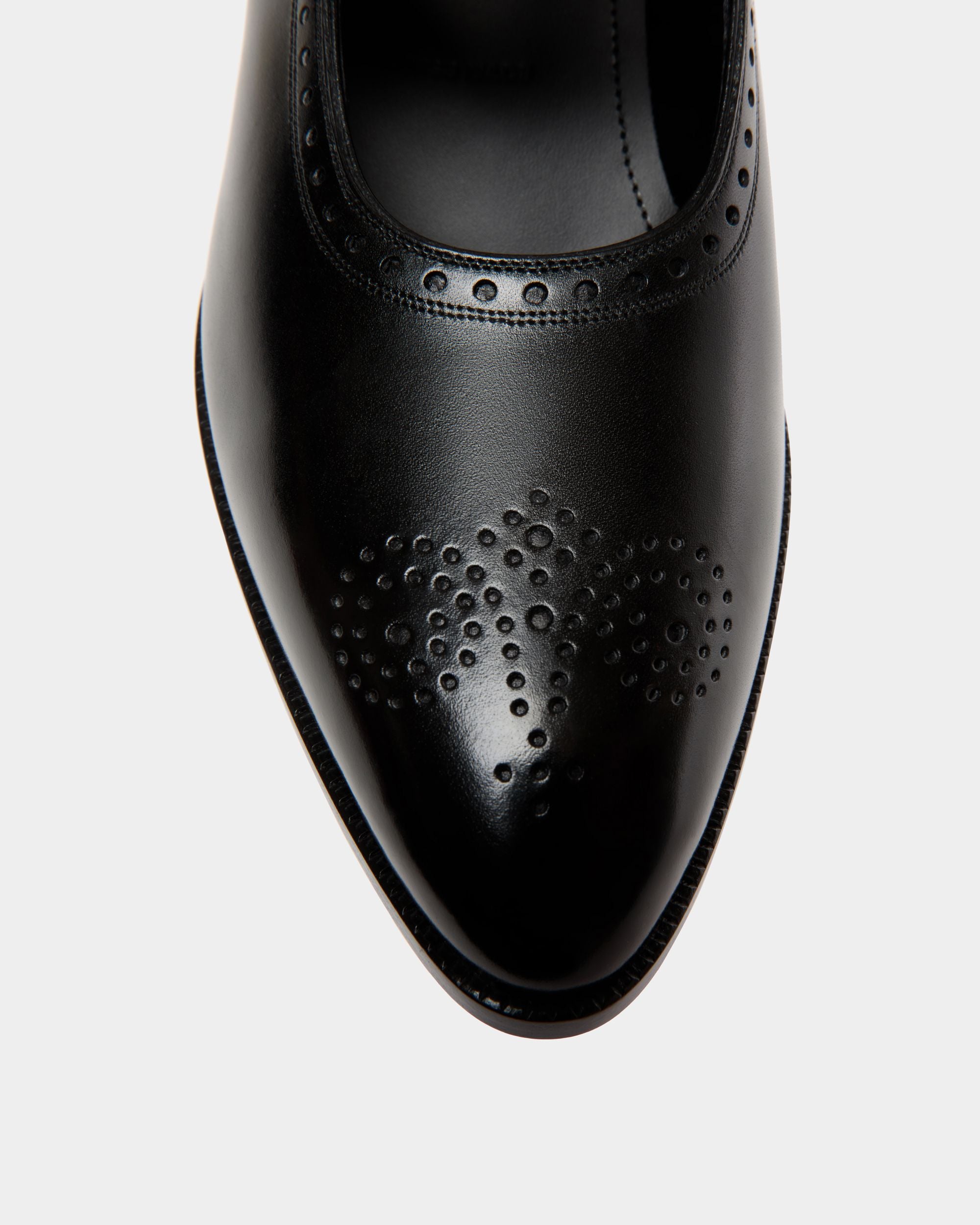 Glendale Flats In Black Leather - Damen - Bally - 05