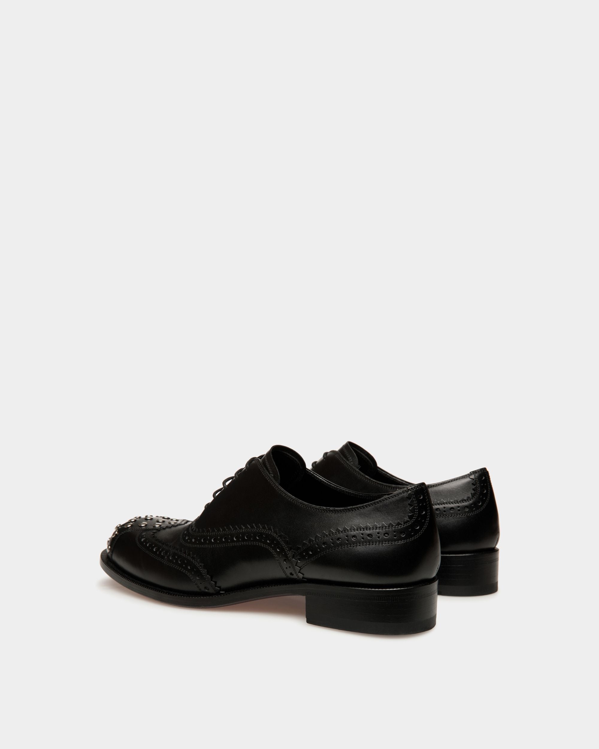 Spiegel Oxford-Schuhe Aus Leder In Schwarz - Damen - Bally - 01