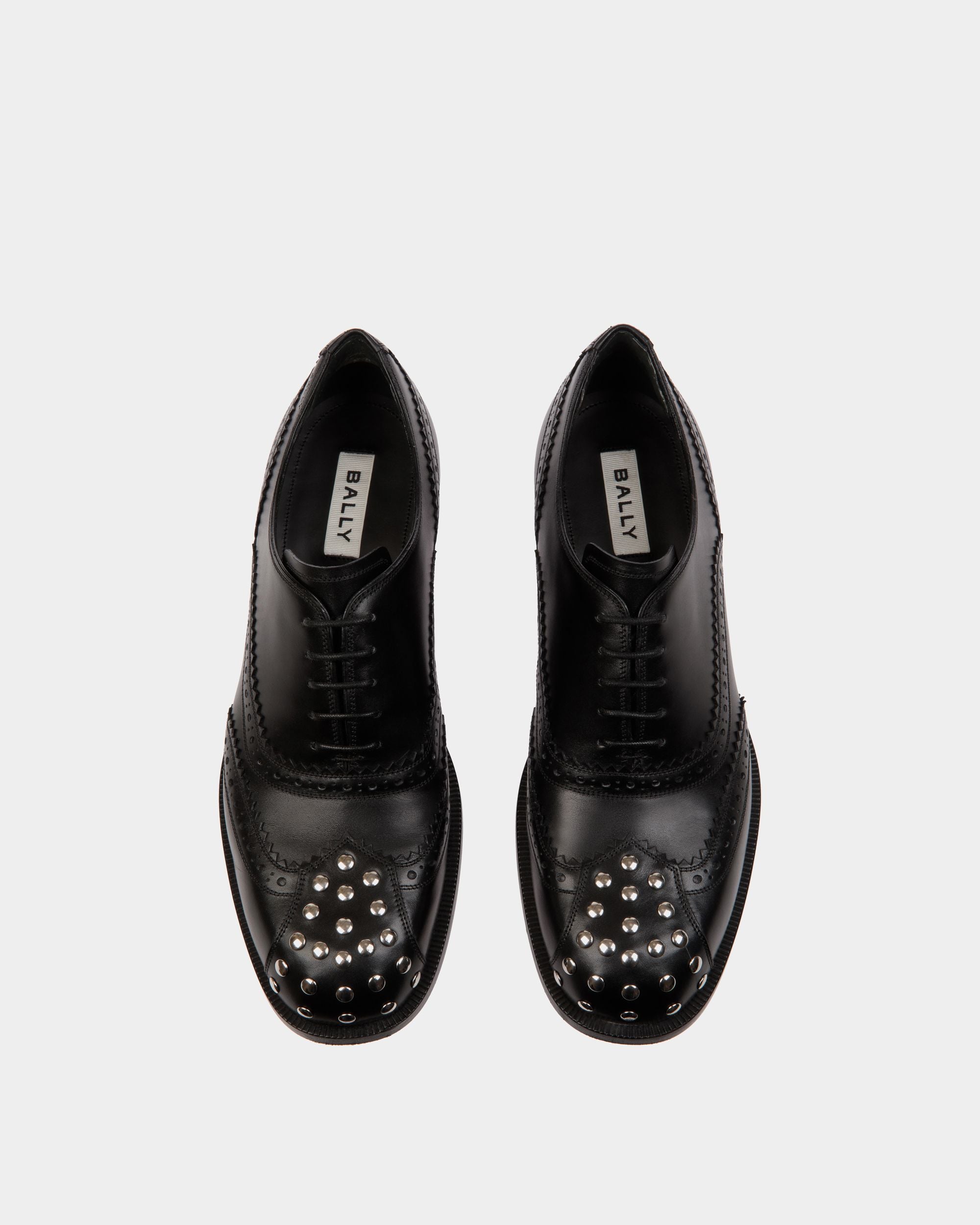 Spiegel Oxford-Schuhe Aus Leder In Schwarz - Damen - Bally - 05