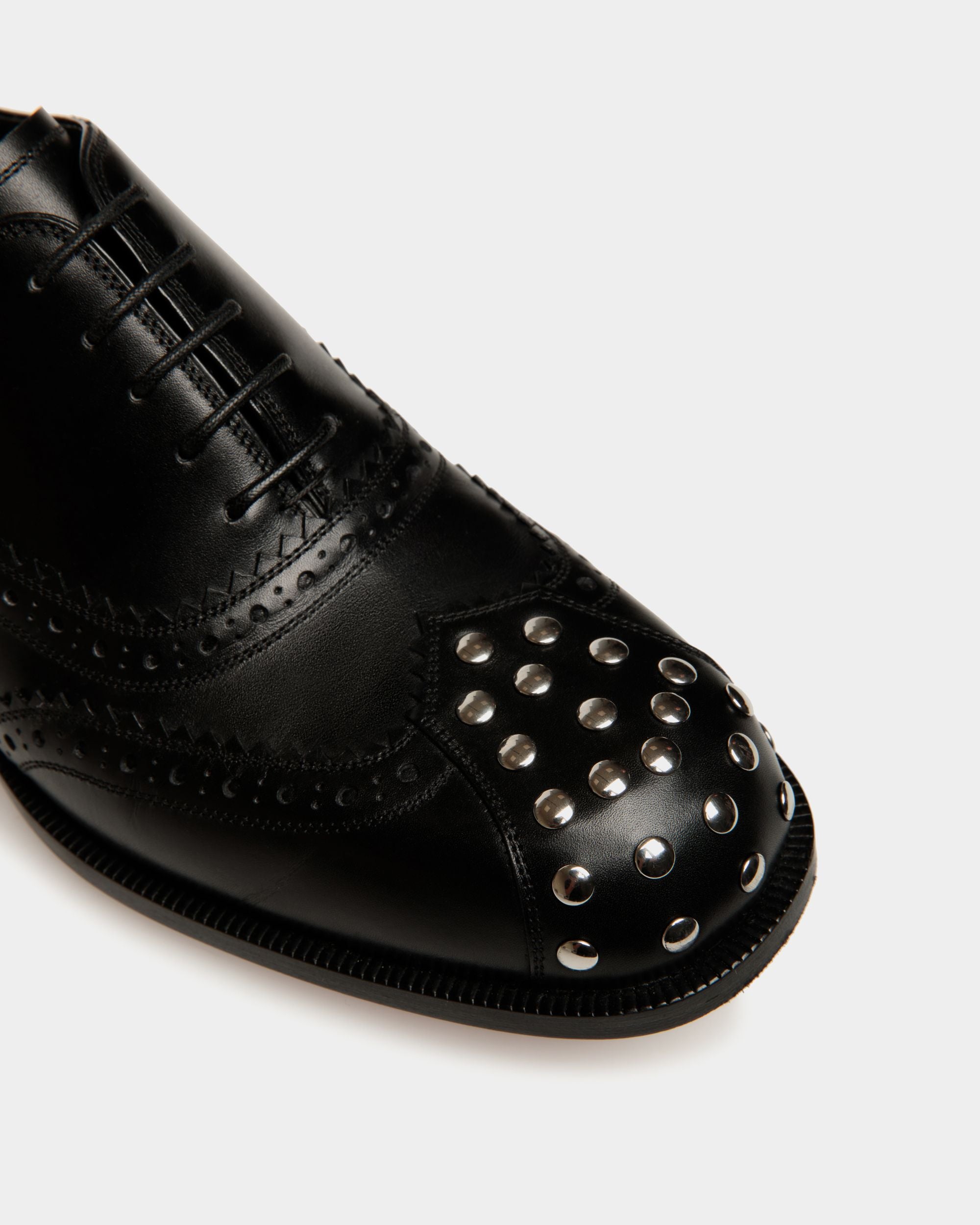 Spiegel Oxford-Schuhe Aus Leder In Schwarz - Damen - Bally - 06