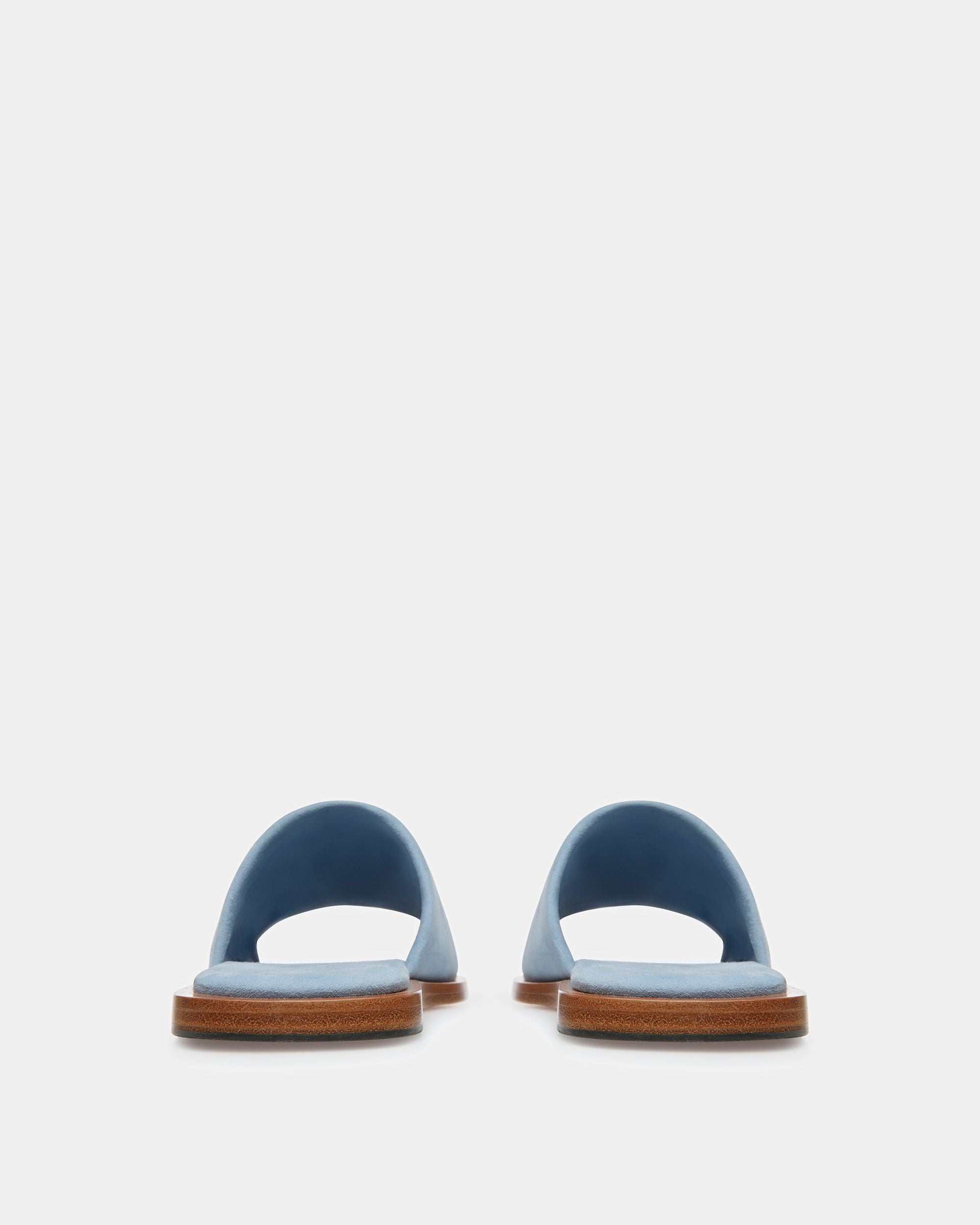 Sabian Ledersandalen In Hellblau - Damen - Bally - 04