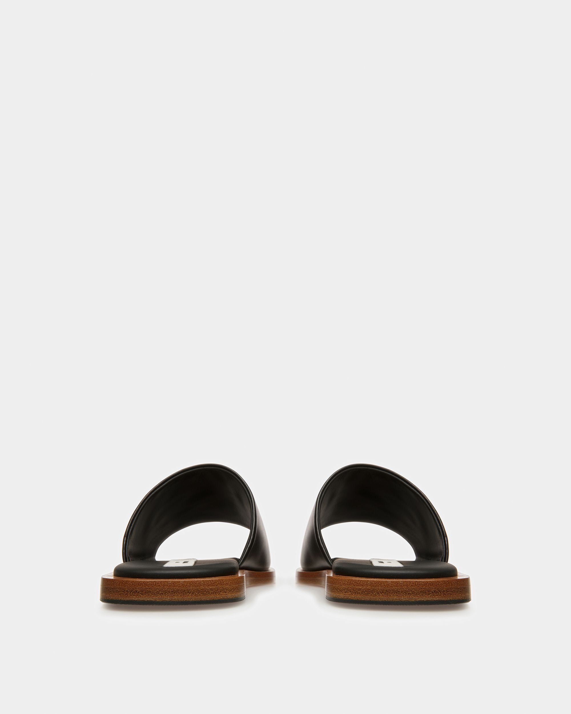 Sabian Ledersandalen In Schwarz - Damen - Bally - 03