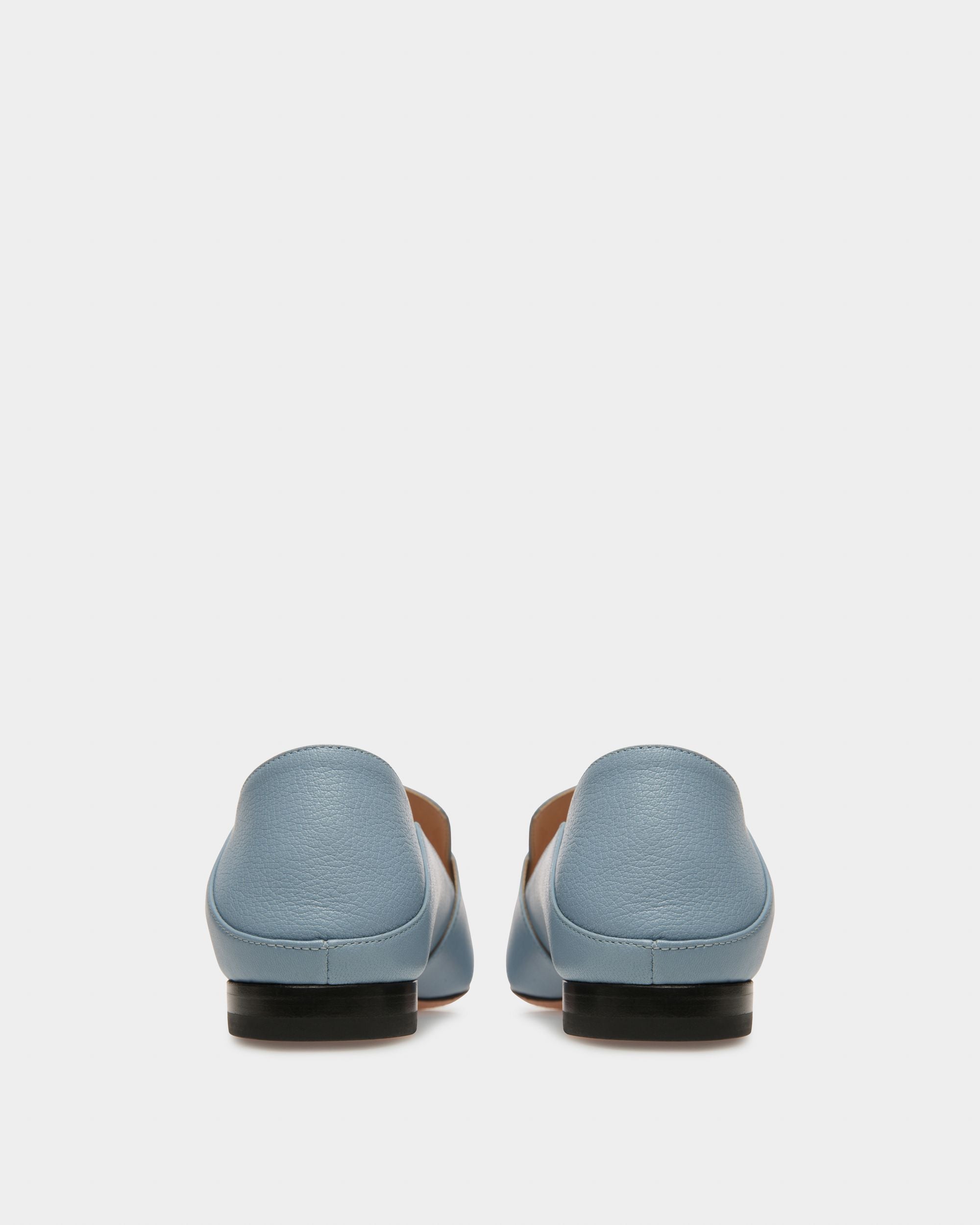 Janelle Leder-Loafer In Hellblau - Damen - Bally - 03