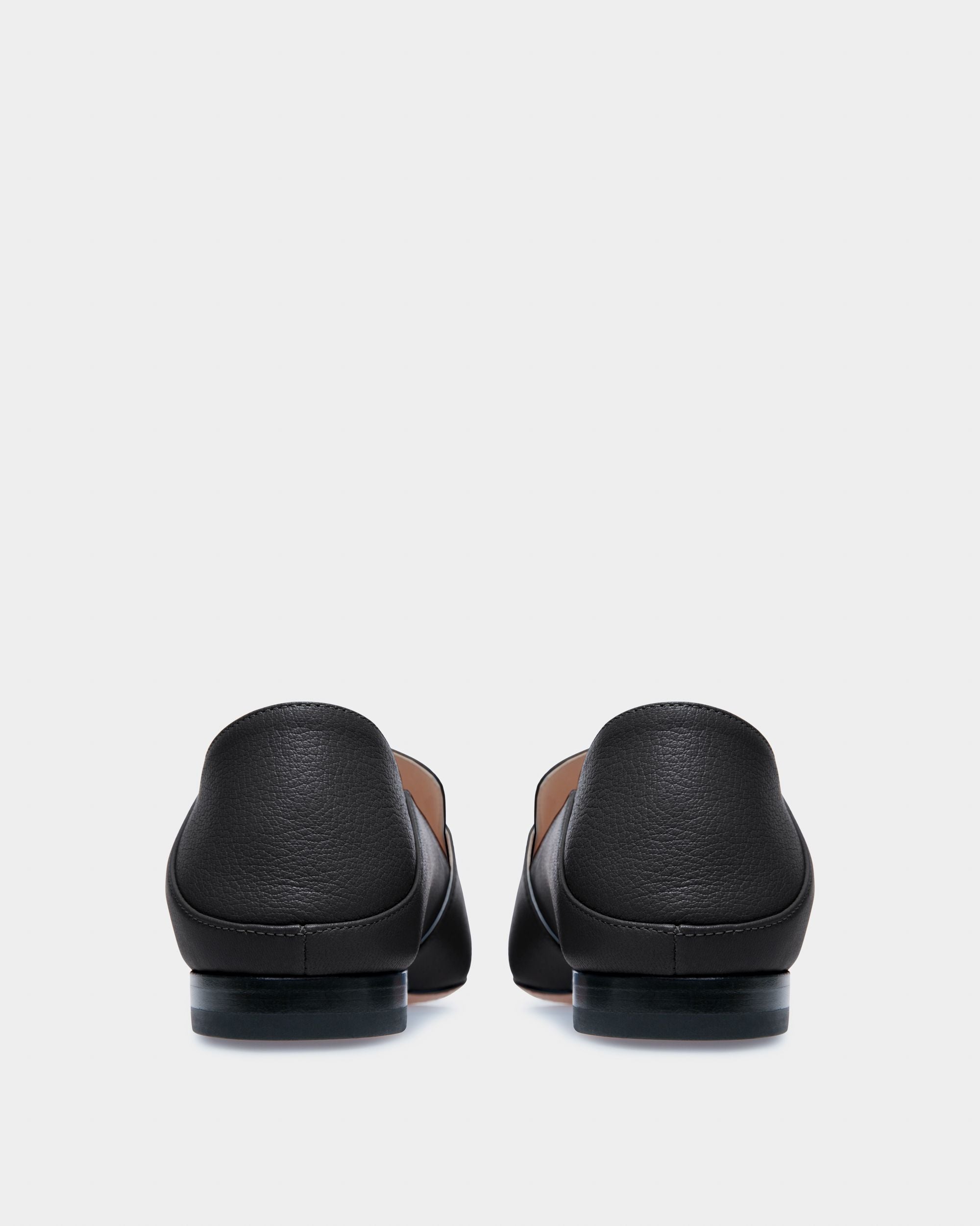 Ballerinas Bell Du Jour Aus Schwarzem, Genarbtem Leder - Damen - Bally - 03