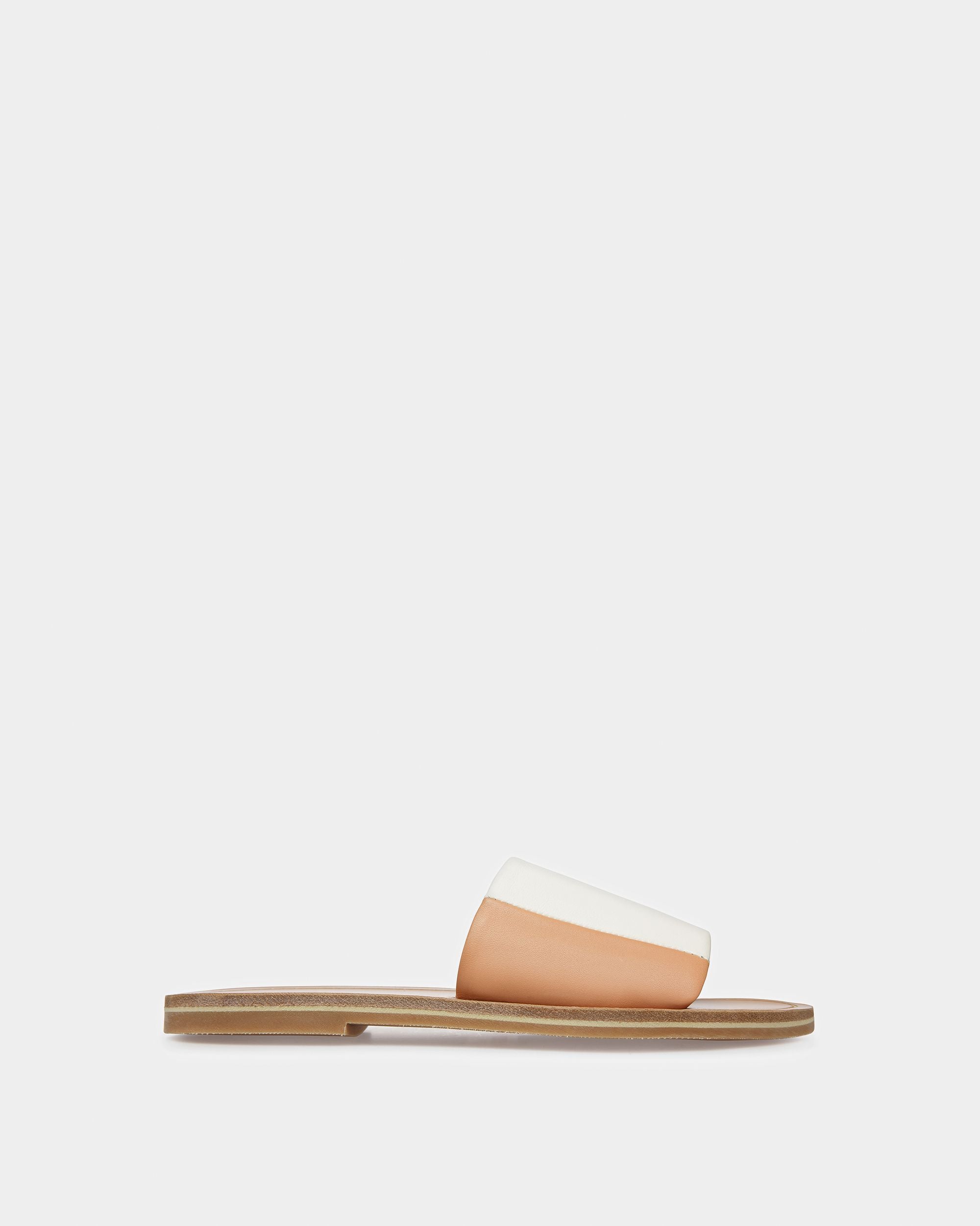 Bianka Slides Aus Leder In Pfirsich Und Elfenbein - Damen - Bally - 01