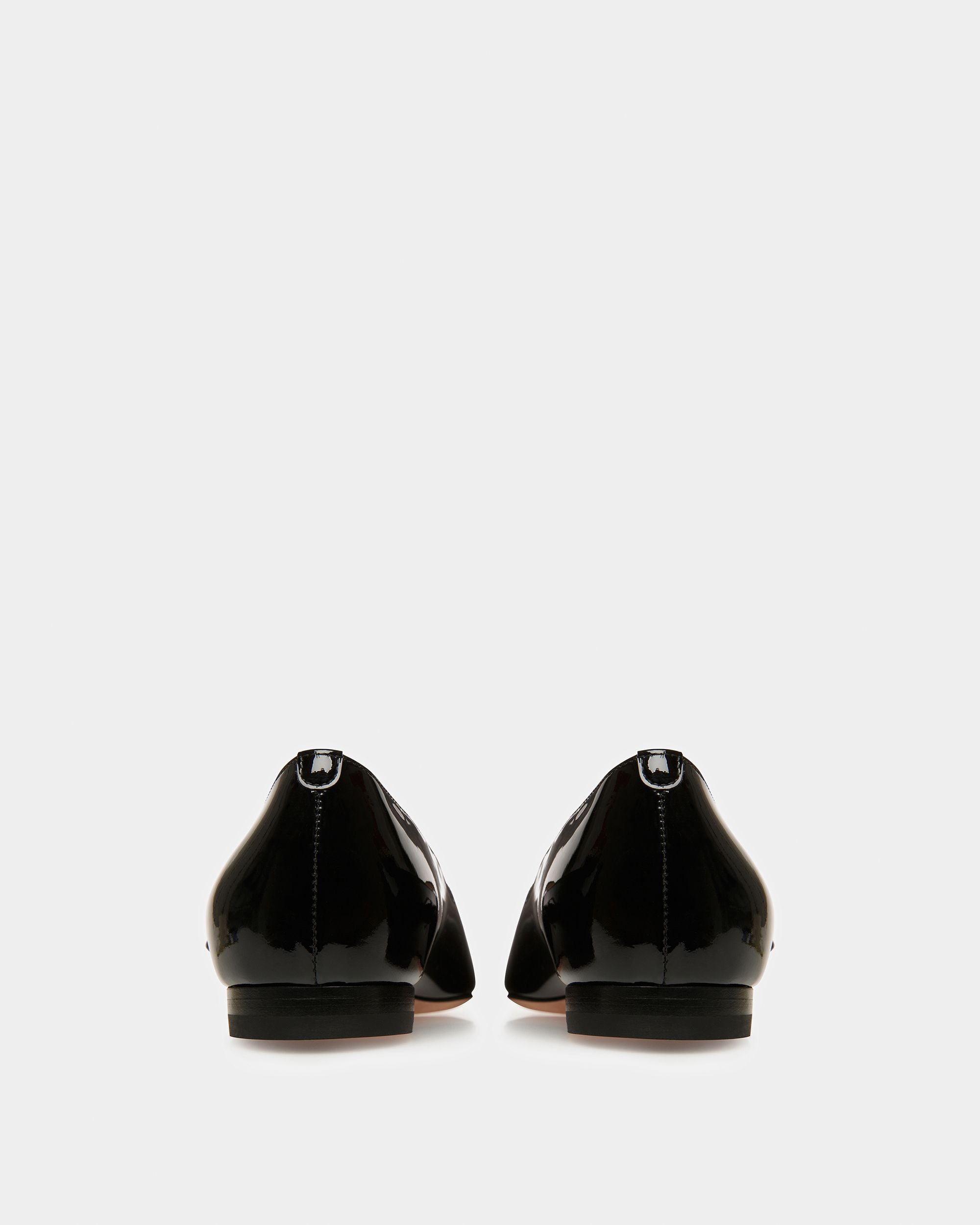 Ellah Flat Loafer Aus Schwarzem Leder - Damen - Bally - 03