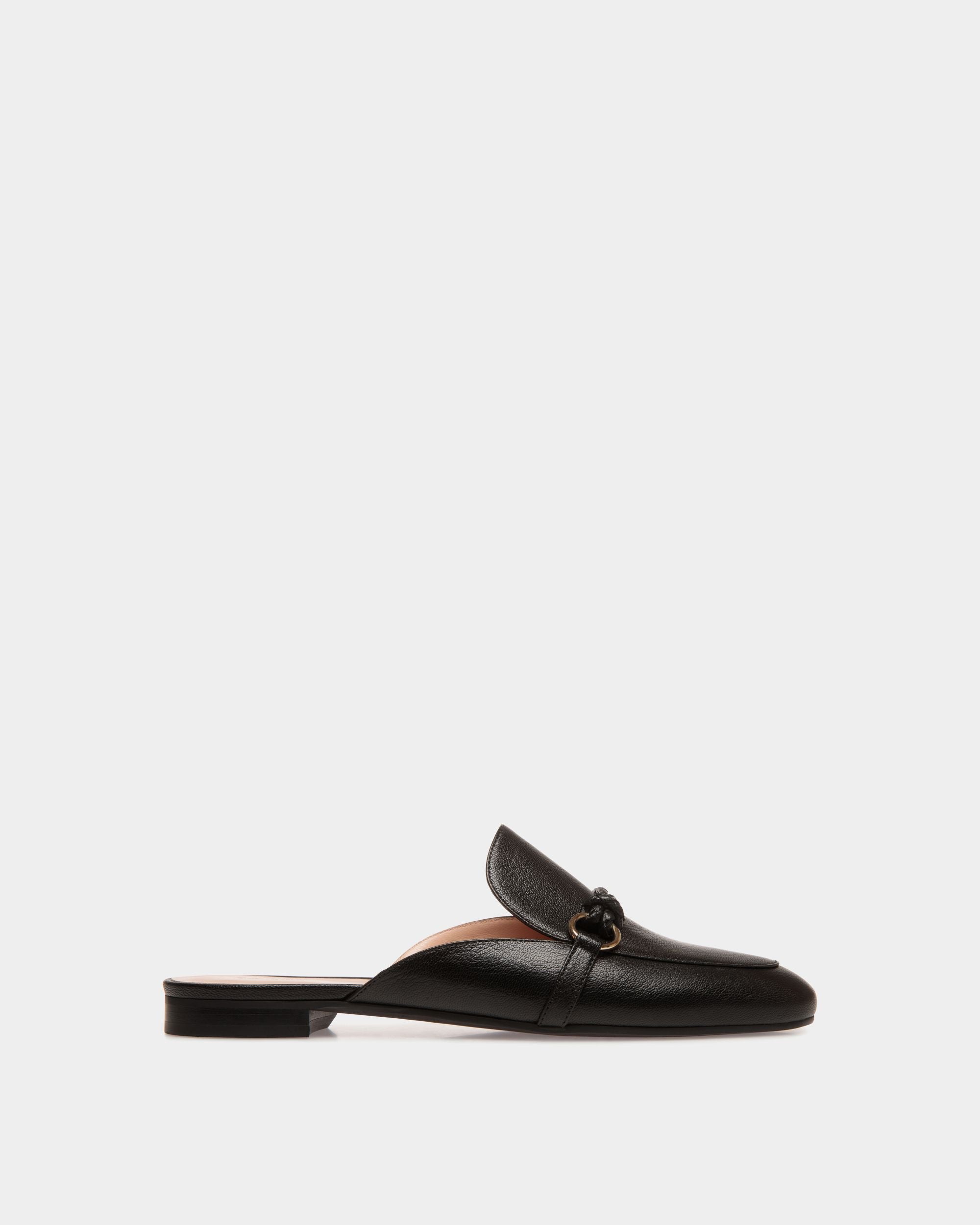 Flats In Black Leather - Damen - Bally - 01