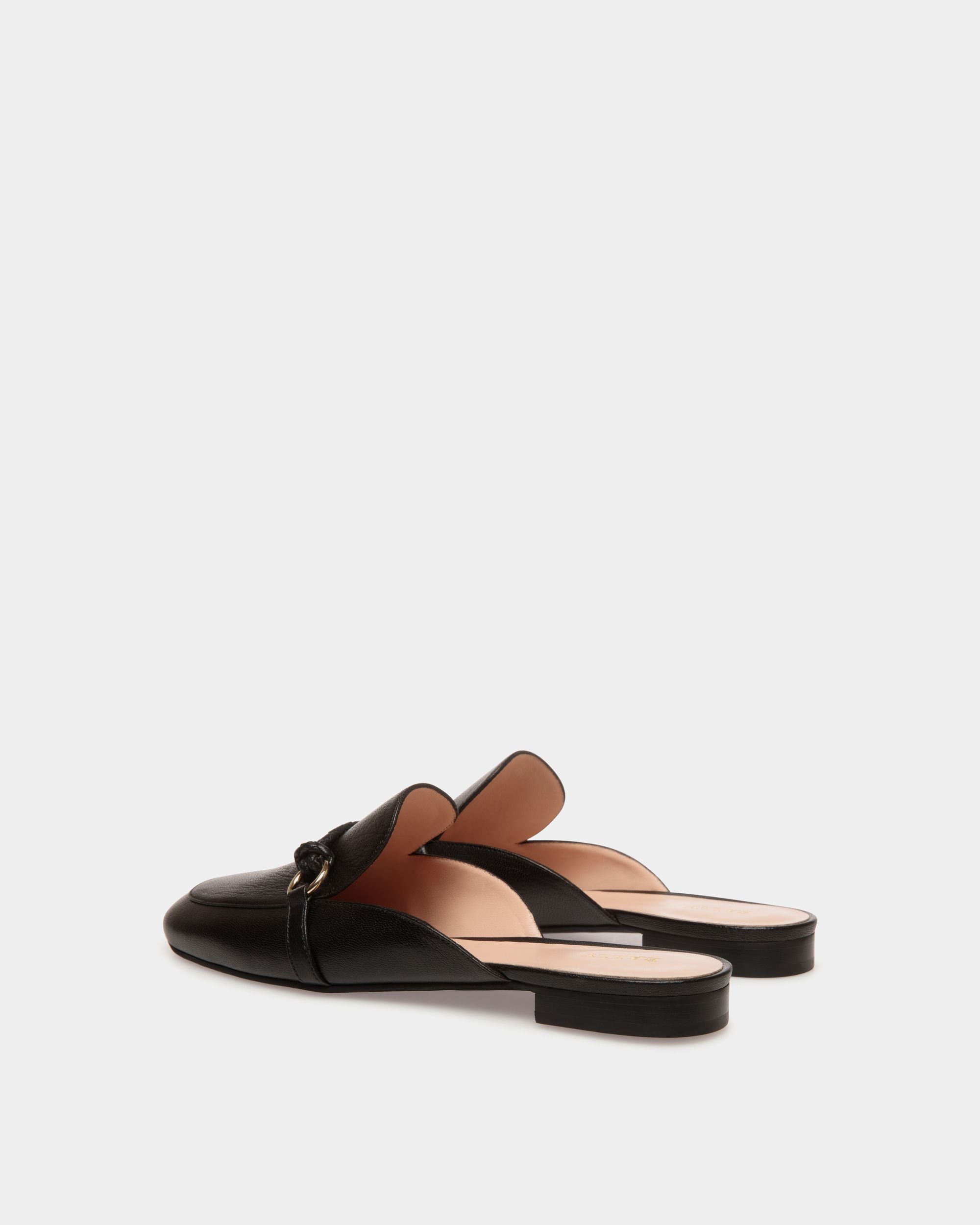 Flats In Black Leather - Damen - Bally - 03