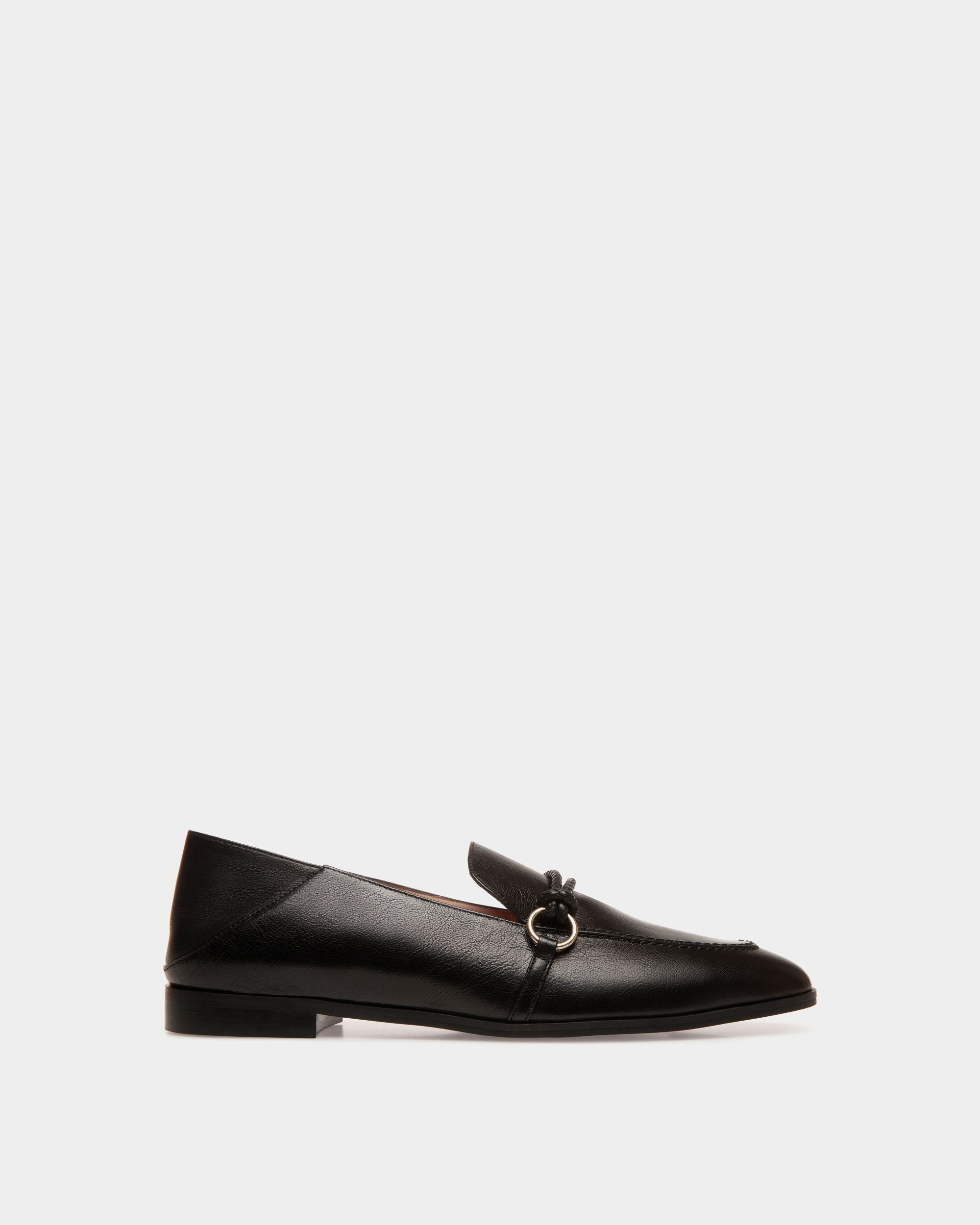 Flats In Black Leather - Damen - Bally - 01