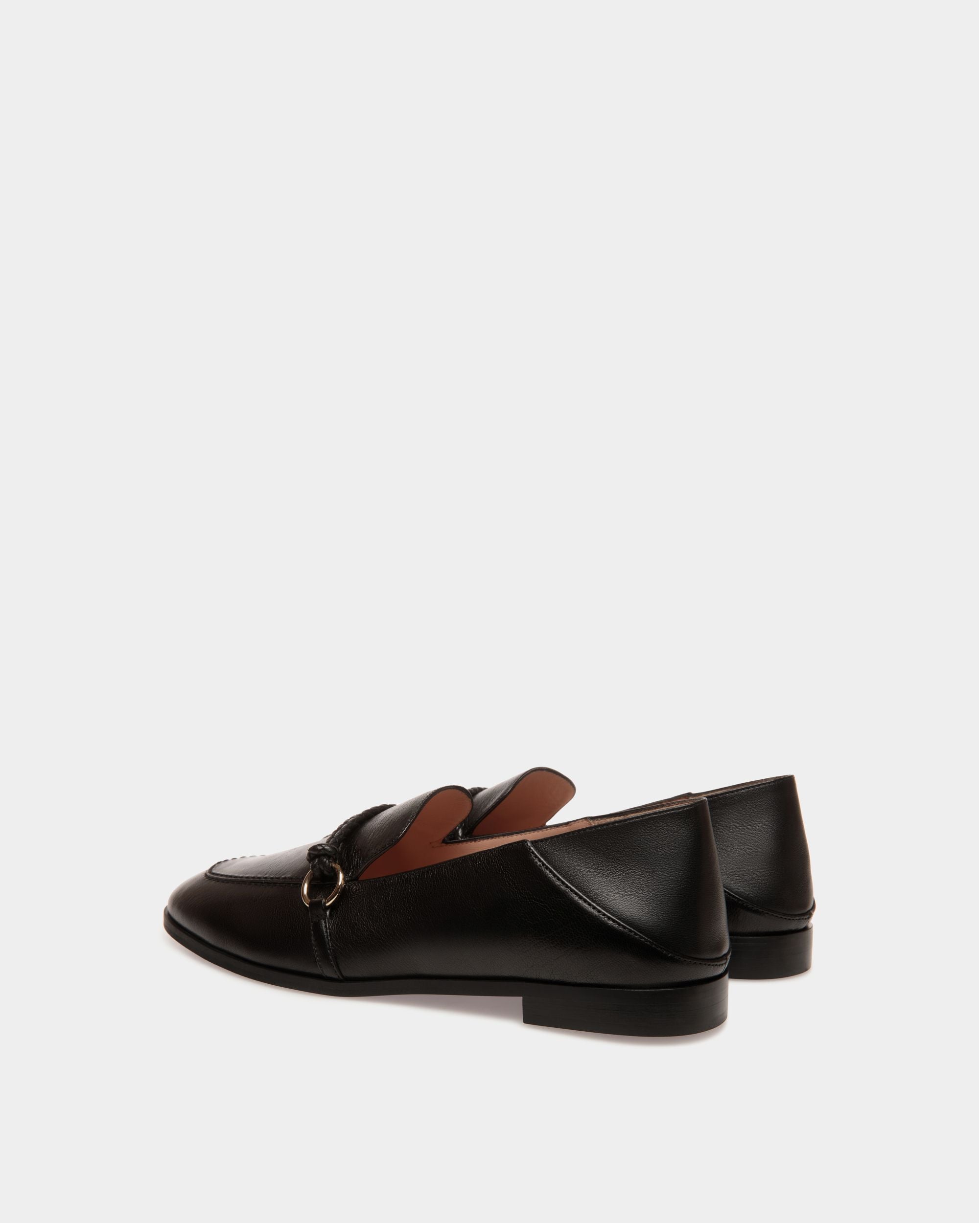 Flats In Black Leather - Damen - Bally - 03