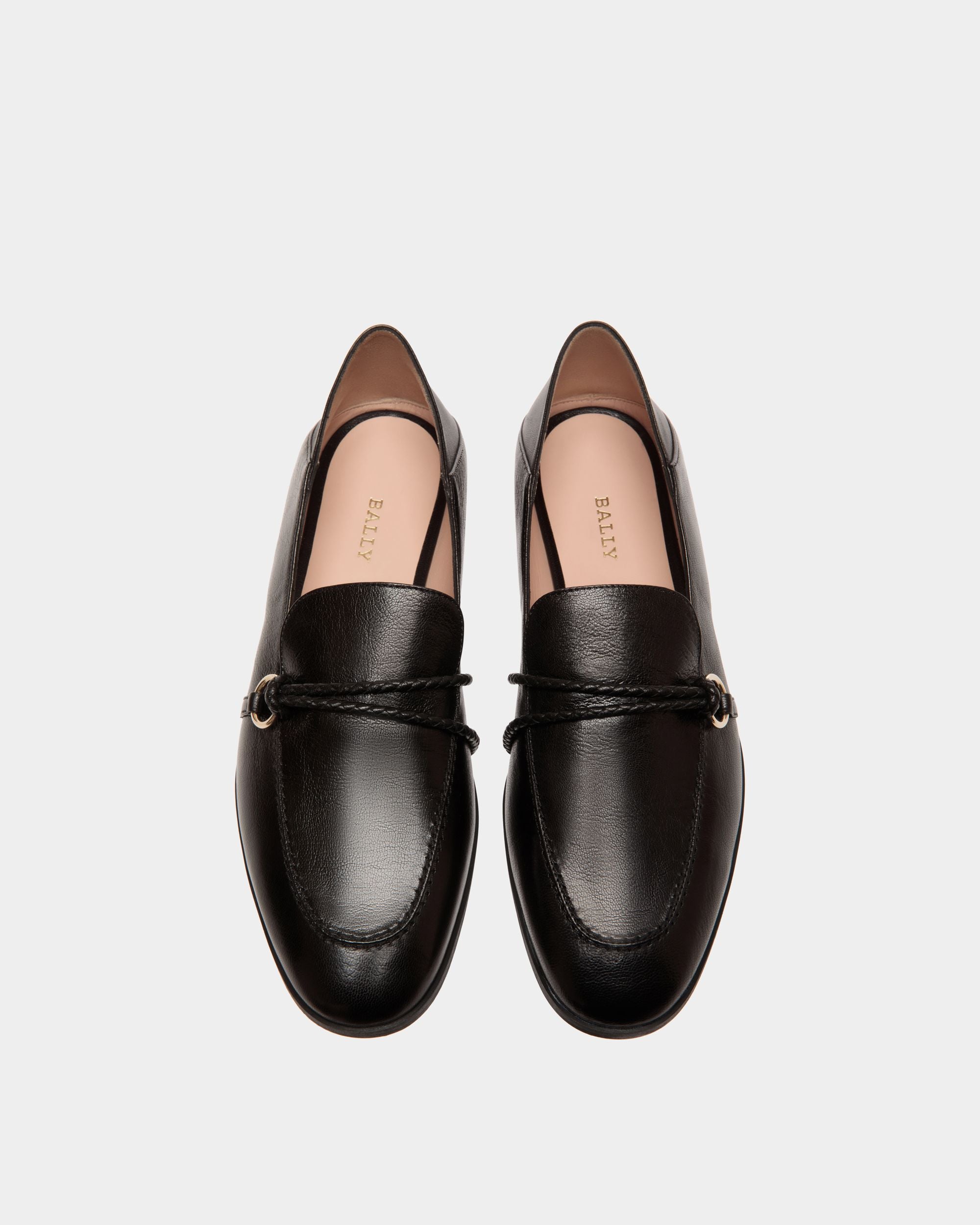 Flats In Black Leather - Damen - Bally - 04