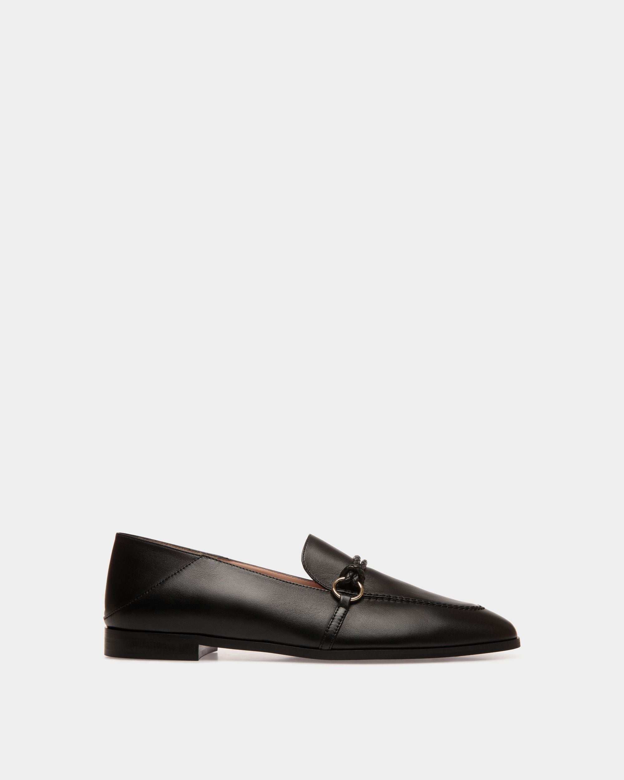 Flat Pump In Black Lamb - Damen - Bally - 01