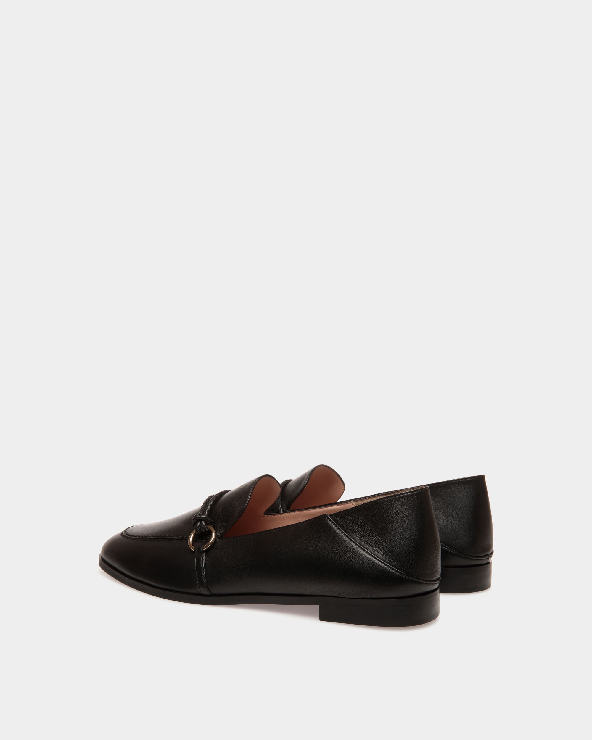 Flat Pump In Black Lamb - Damen - Bally - 03