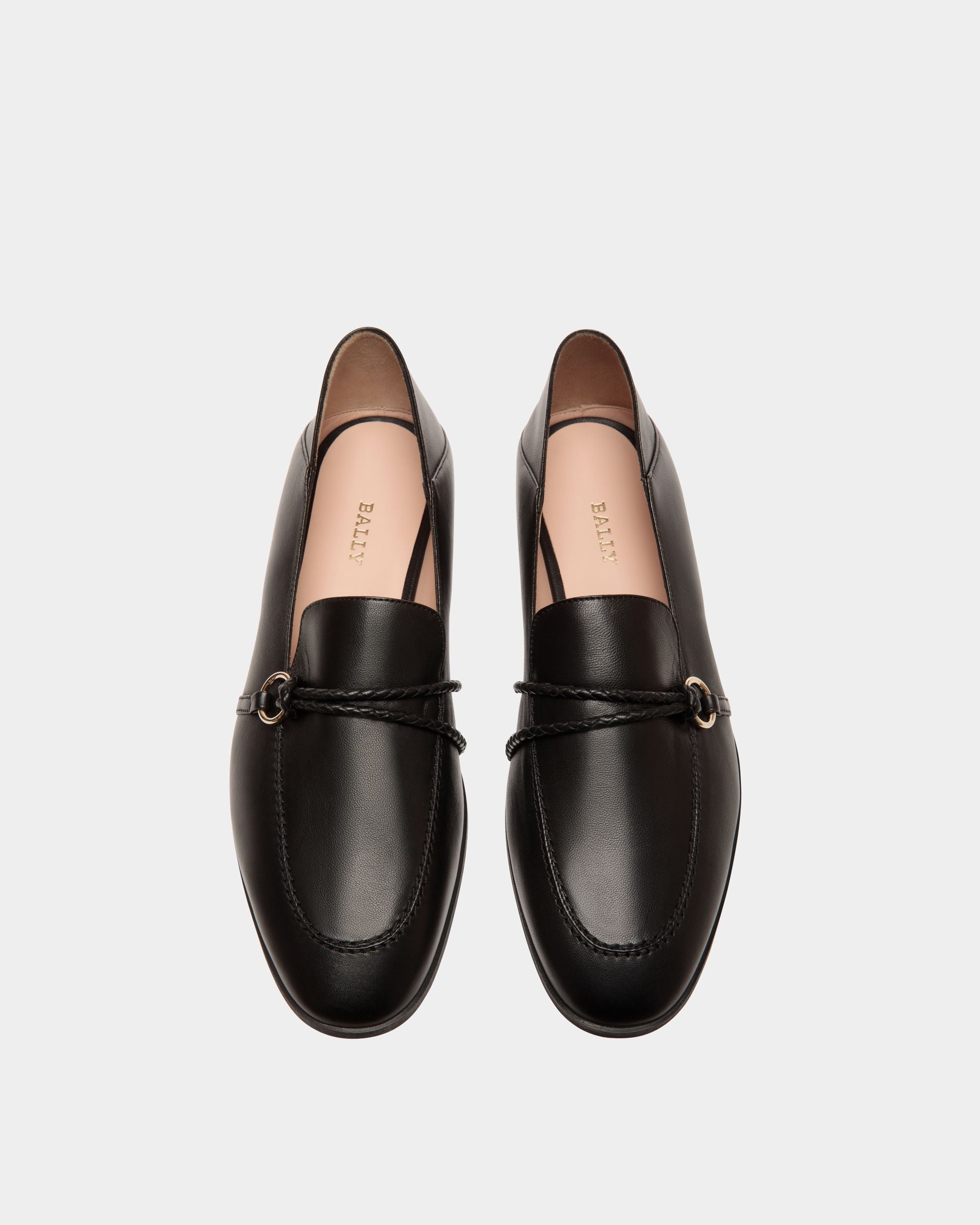 Flat Pump In Black Lamb - Damen - Bally - 04