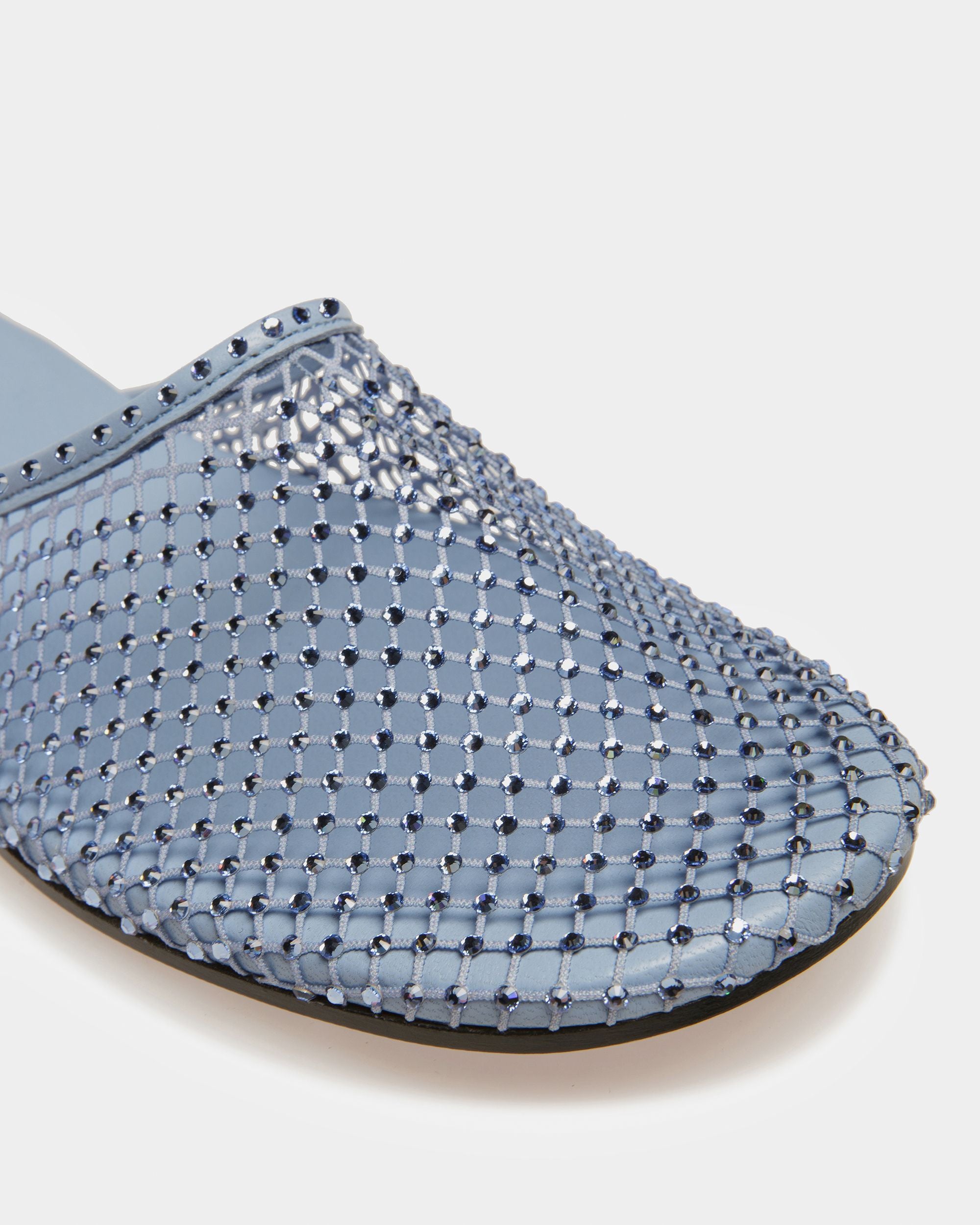 Slipper Aus Kristallbesetztem Netzgewebe - Damen - Bally - 05