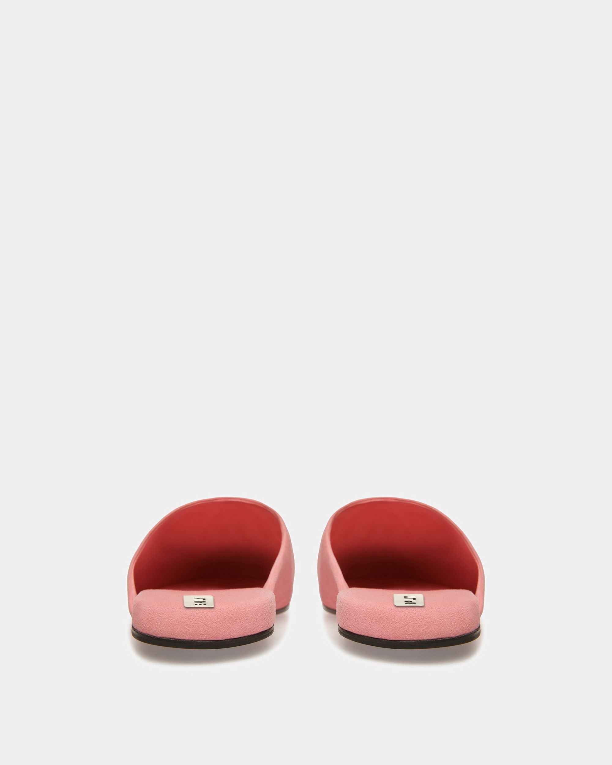 Emblem Slipper Aus Veloursleder - Damen - Bally - 04
