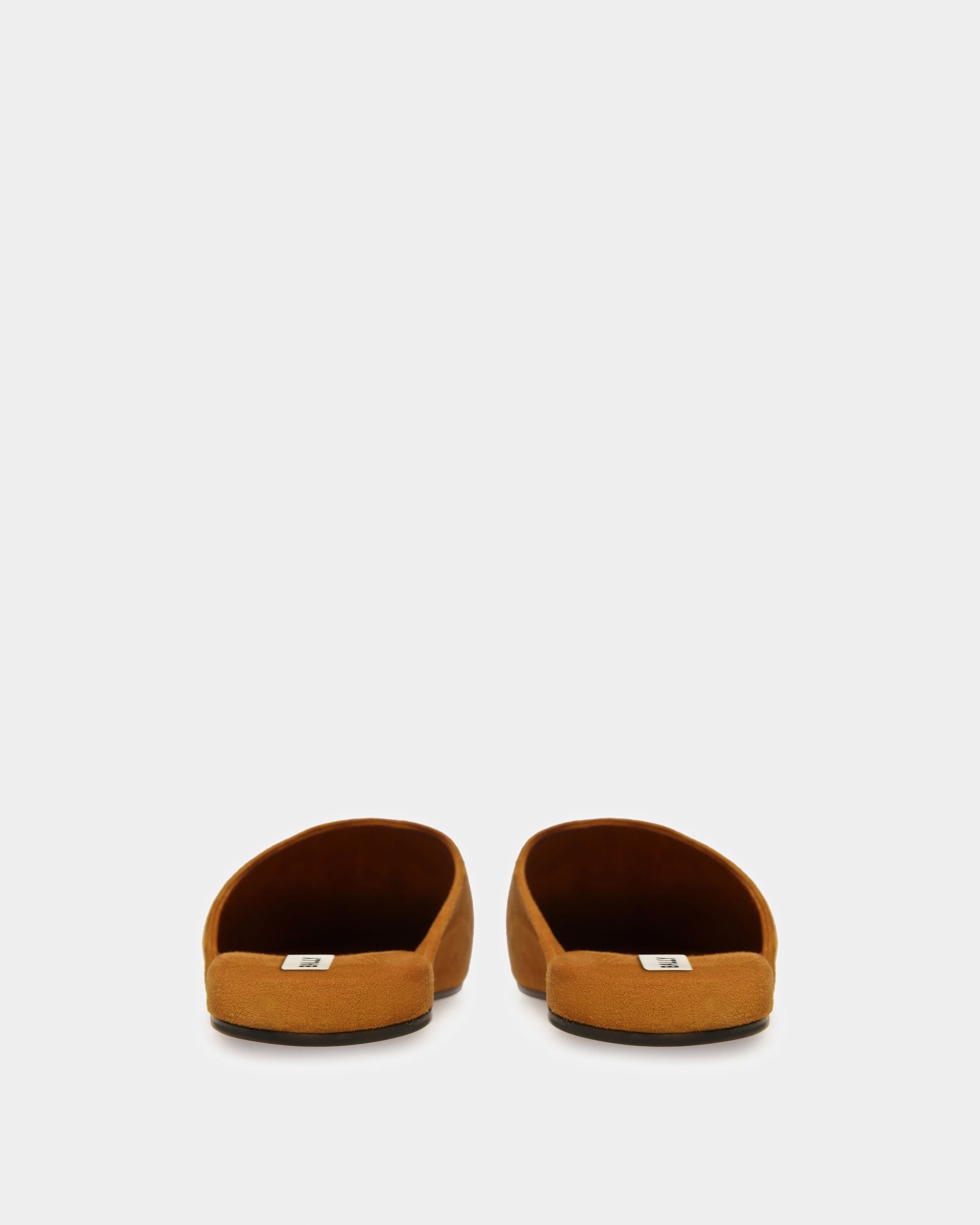 Emblem Slipper Aus Veloursleder - Damen - Bally - 04