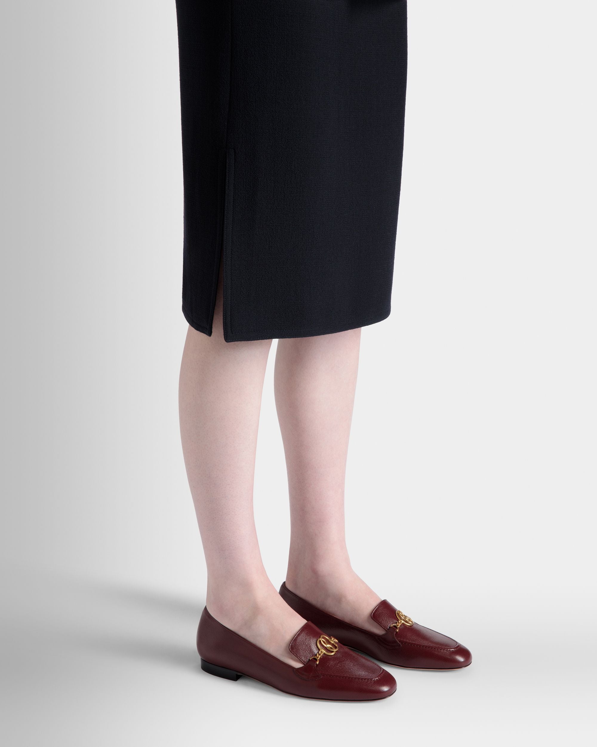 Daily Emblem Loafer Aus Leder In Andorra - Damen - Bally - 02