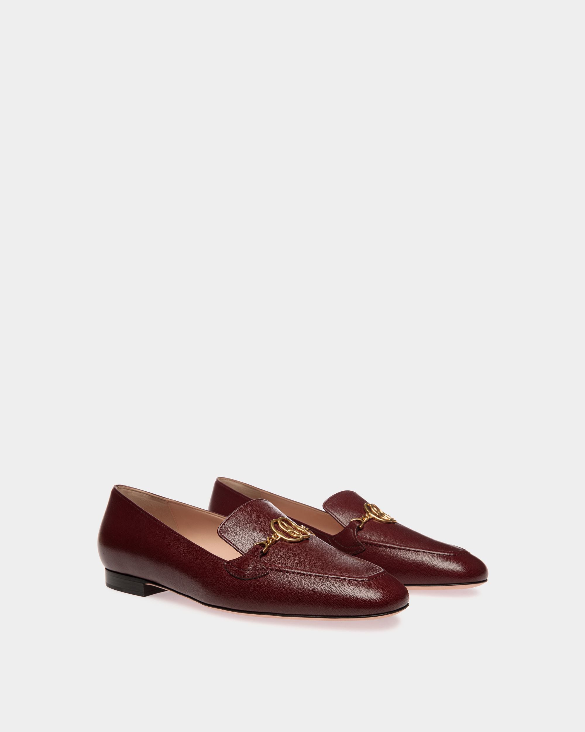 Daily Emblem Loafer Aus Leder In Andorra - Damen - Bally - 03