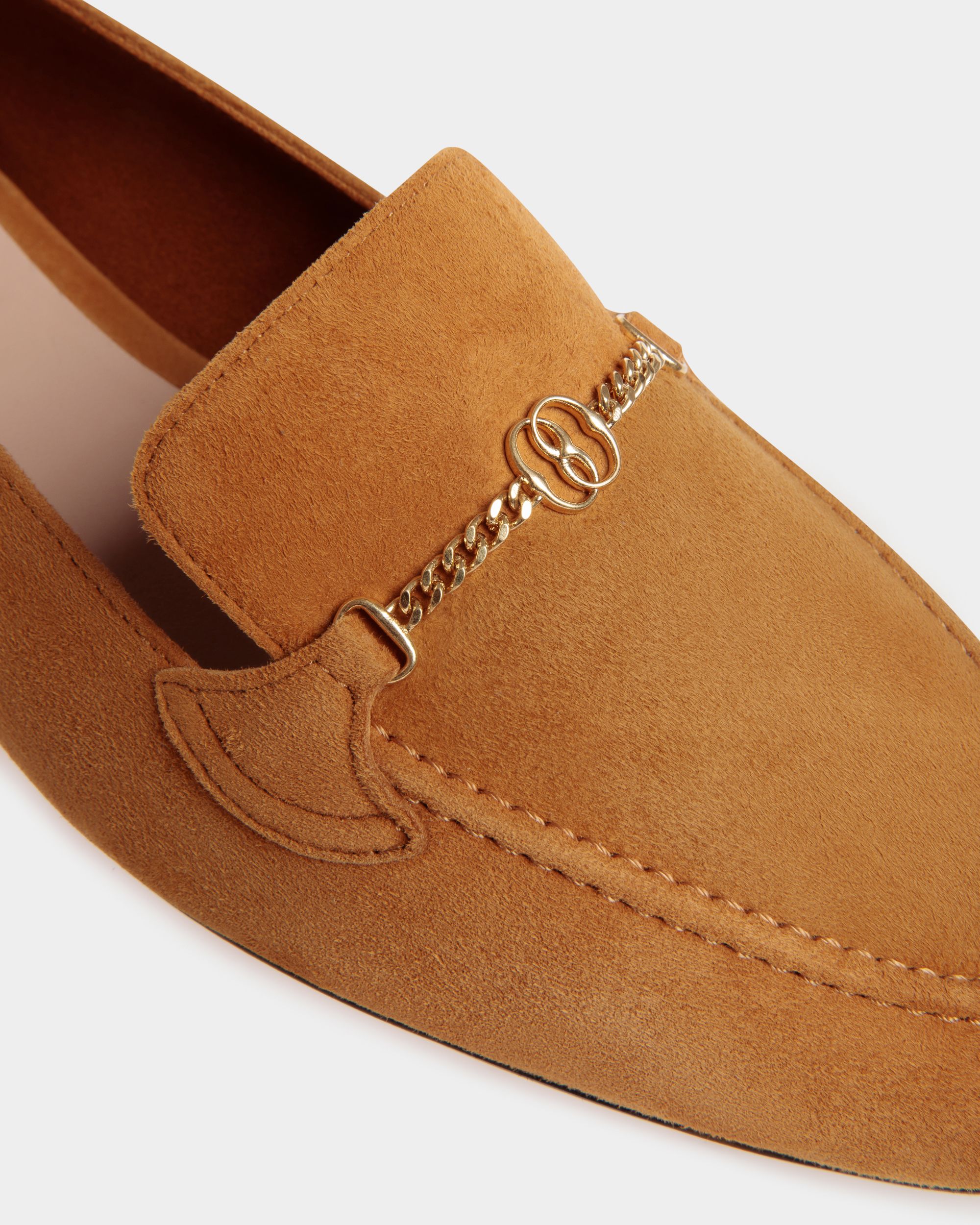 Daily-Emblem Loafer In Braunem Veloursleder - Damen - Bally - 04