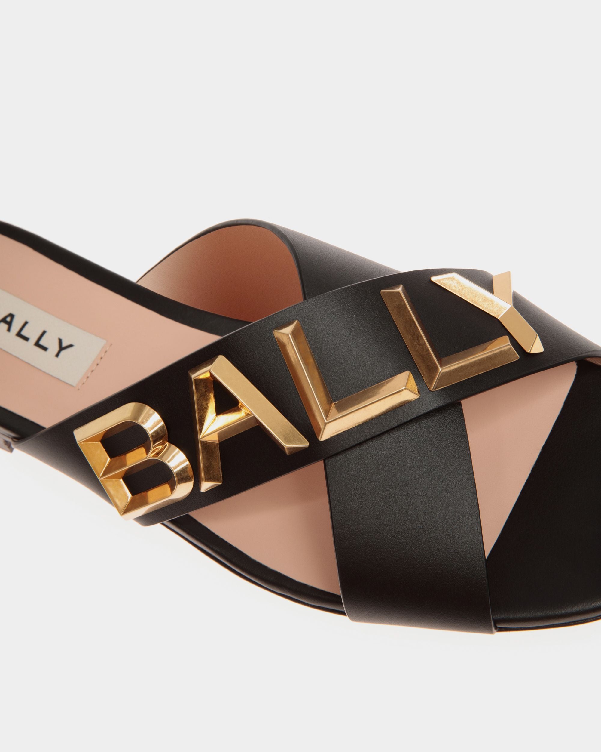 Flache Bally Spell Pantolette Aus Leder - Damen - Bally - 04