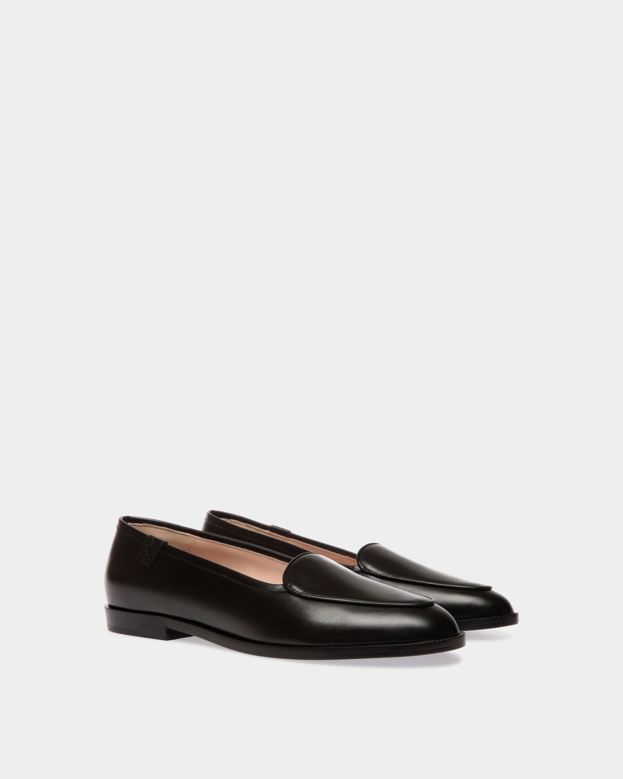 Ballerina Elite Aus Leder In Schwarz - Damen - Bally - 01