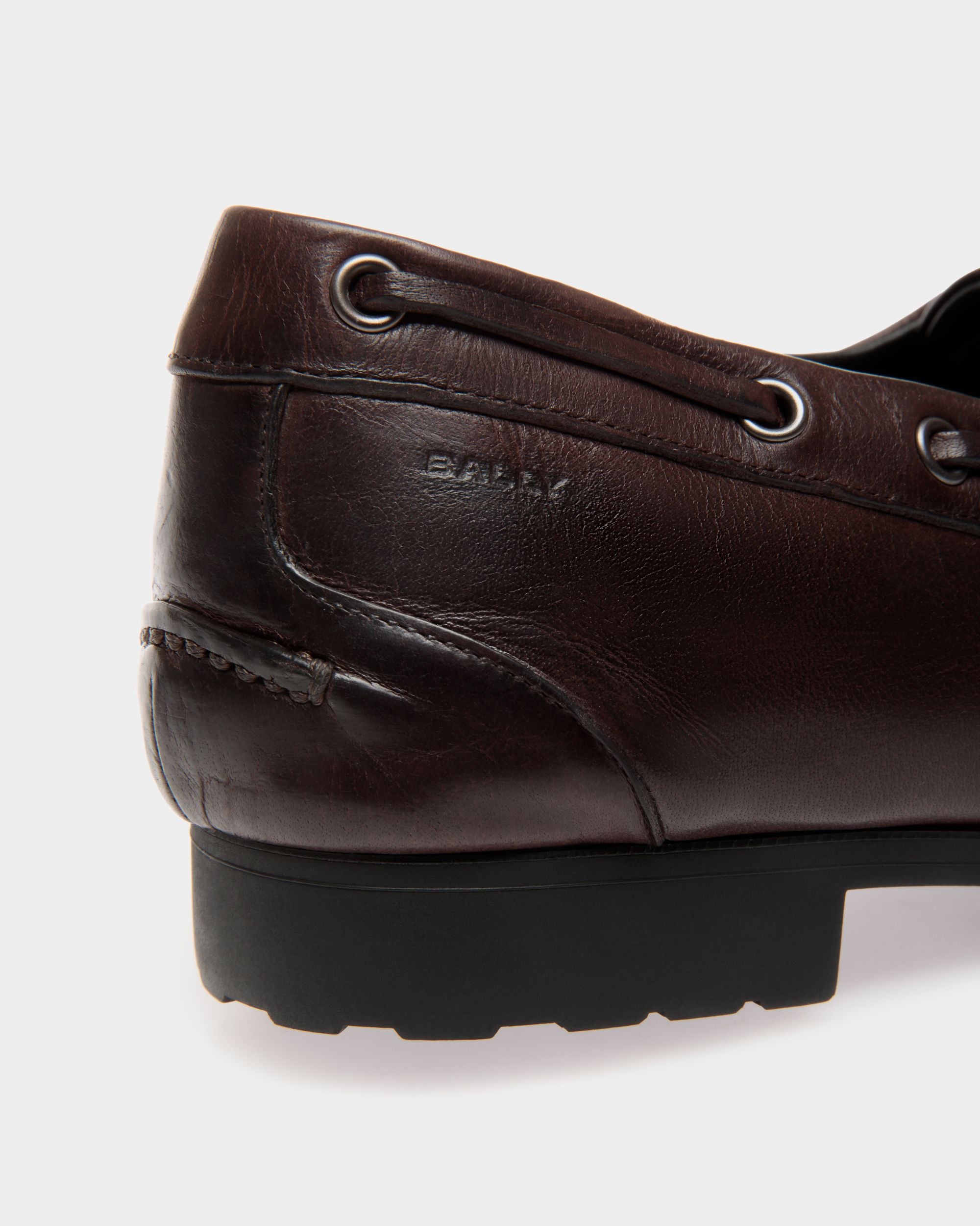 Plume Moccassin In Brown Buffalo - Damen - Bally - 02
