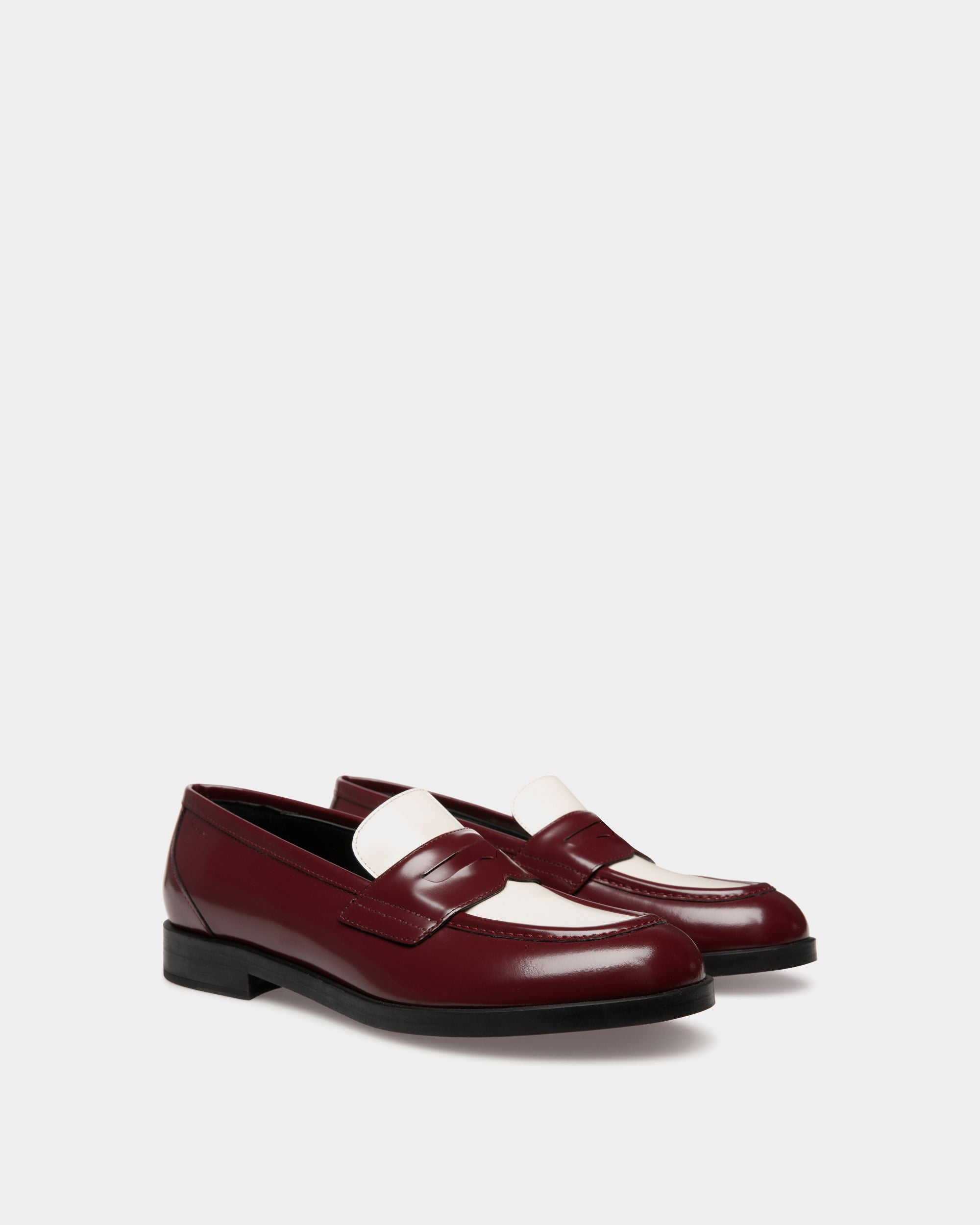 Egli Flat In Red Leather - Damen - Bally - 02
