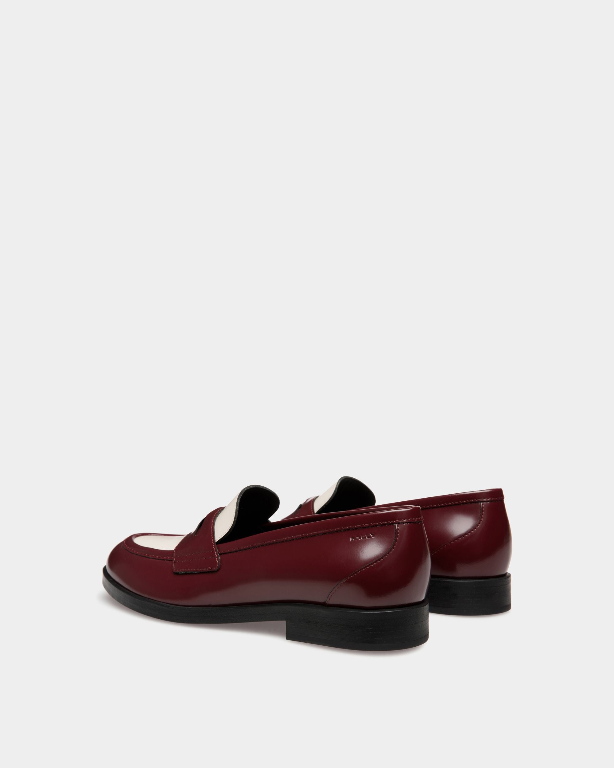 Egli Flat In Red Leather - Damen - Bally - 03