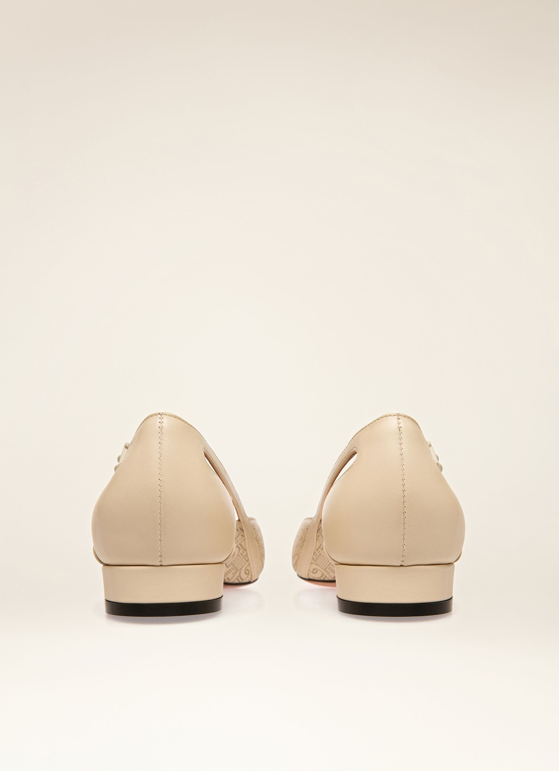 B-Chain Ballerina Aus Leder In Weiß - Damen - Bally - 03