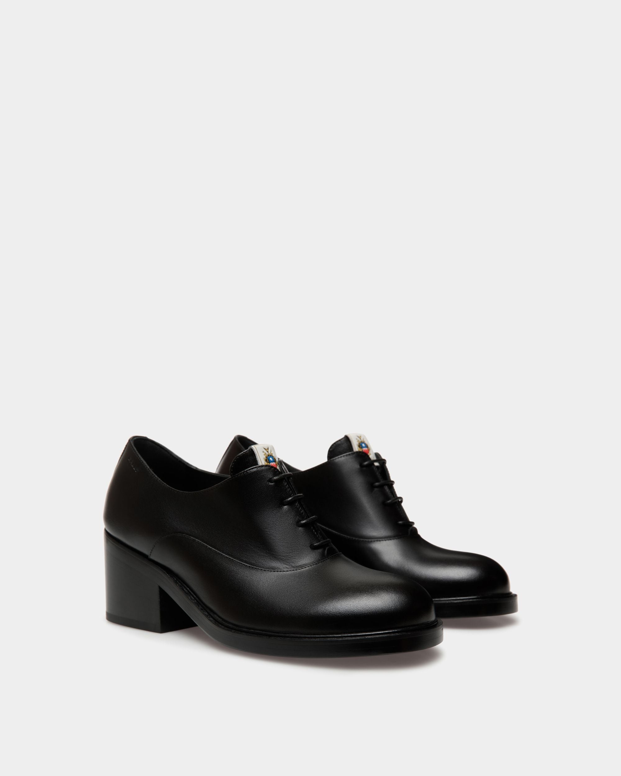 Peggy Oxford-Schuhe Aus Leder In Schwarz - Damen - Bally - 02