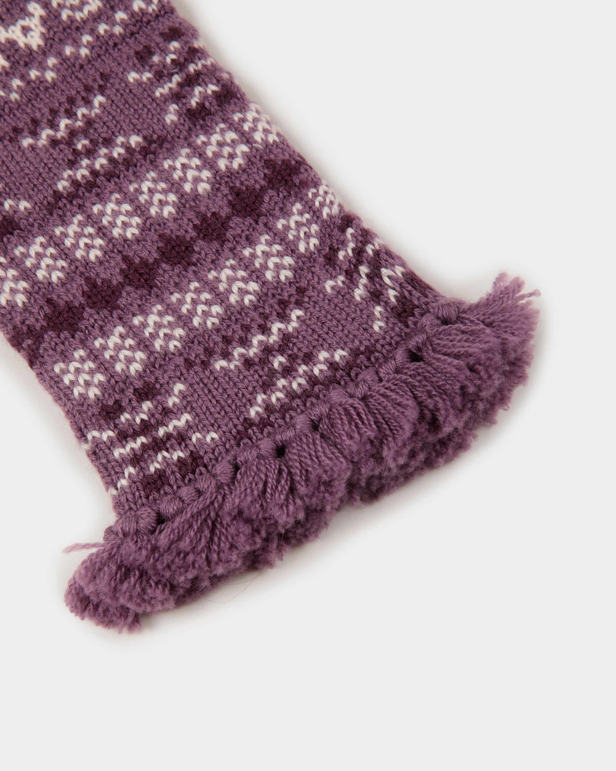 Handschuhe Aus Wolle In Lila - Damen - Bally - 02