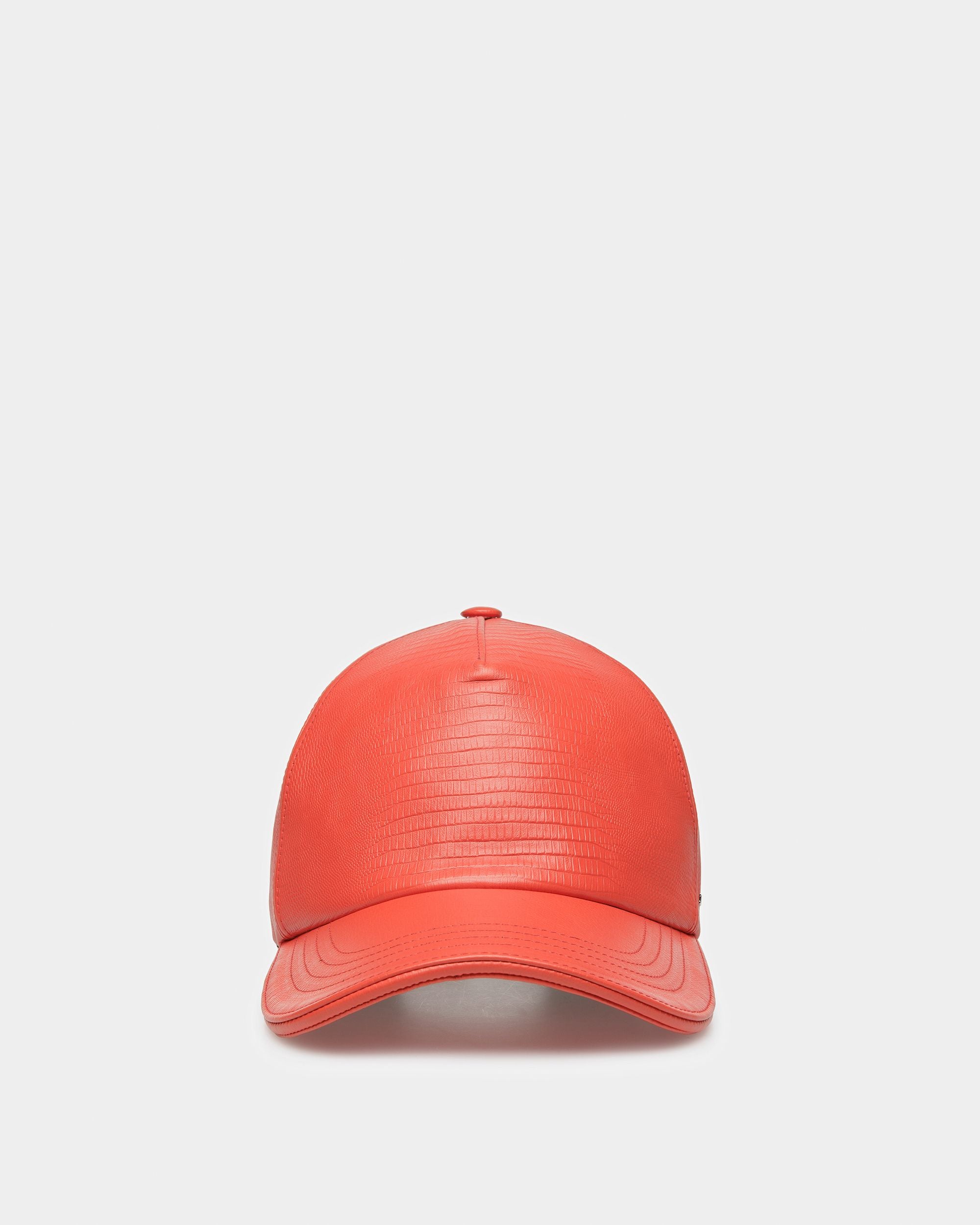 Baseballkappe Aus Leder In Orange River - Damen - Bally - 01