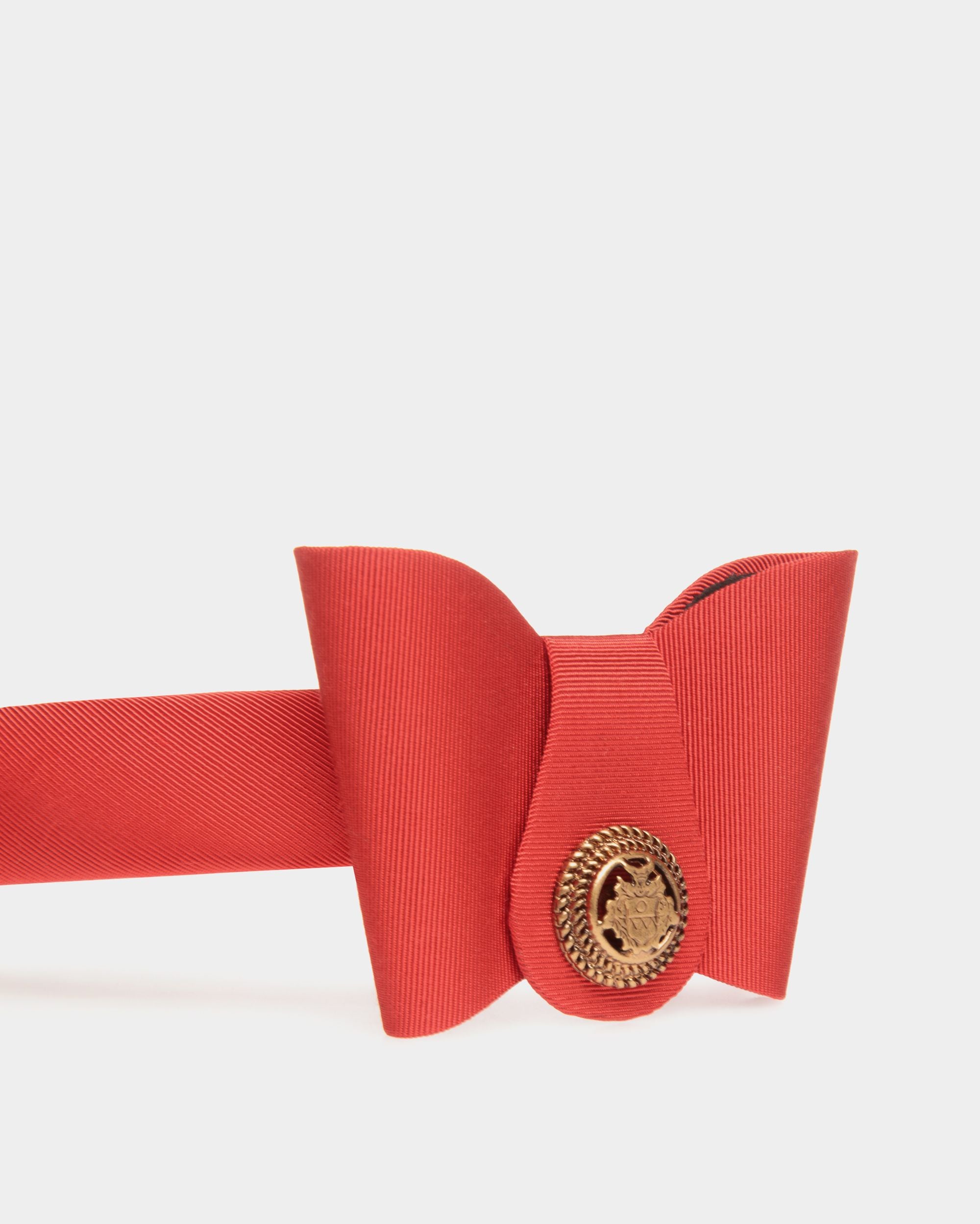 Stirnband Mit Bally-Schleife In Rot - Damen - Bally - 03