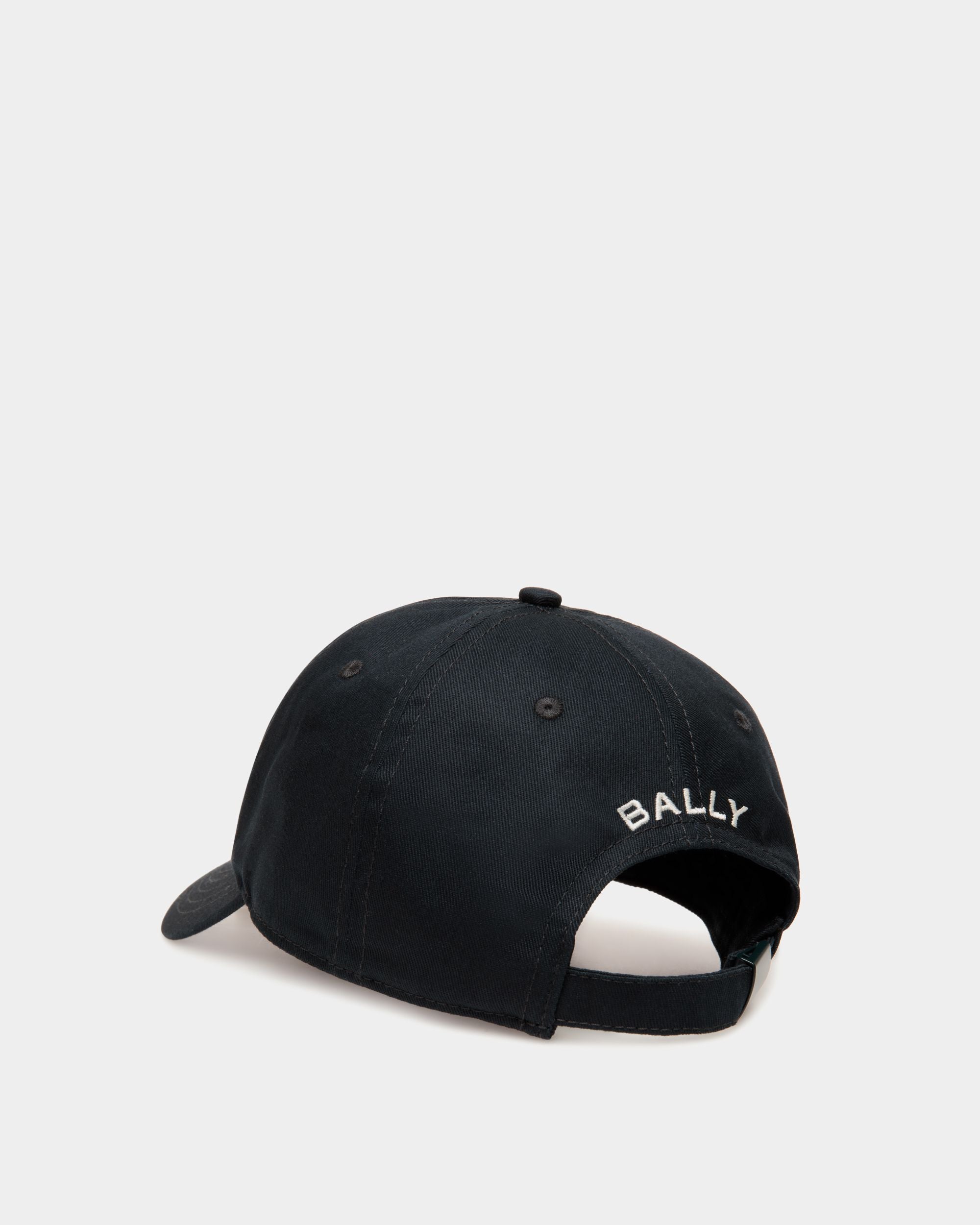 Baseballmütze Mit Bally Cake Aus Baumwolle In Navy Blue - Damen - Bally - 03