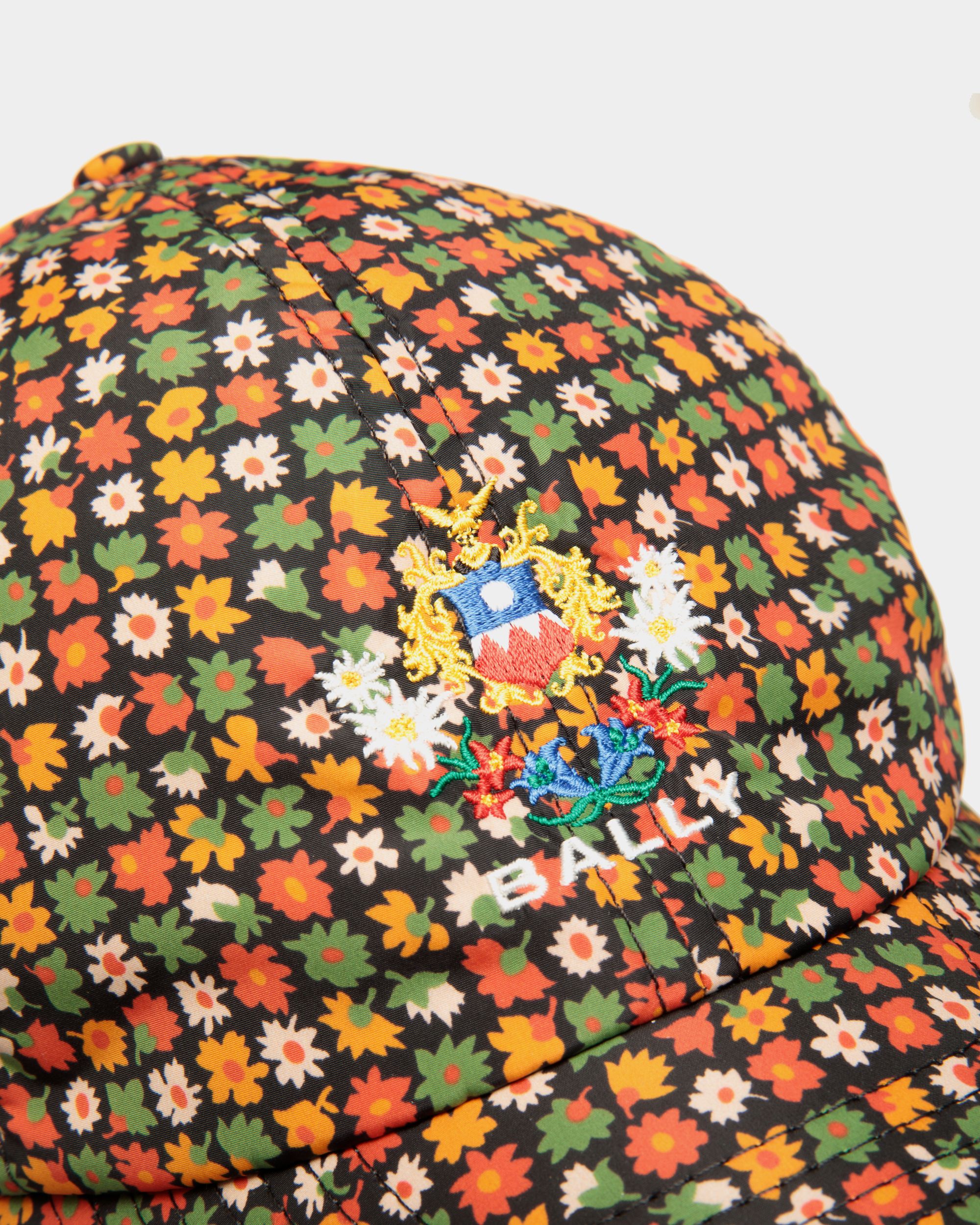 Winter Capsule Aviator-Mütze Mit Alpenblumen Aus Buntem, Recyceltem Nylon - Damen - Bally - 04