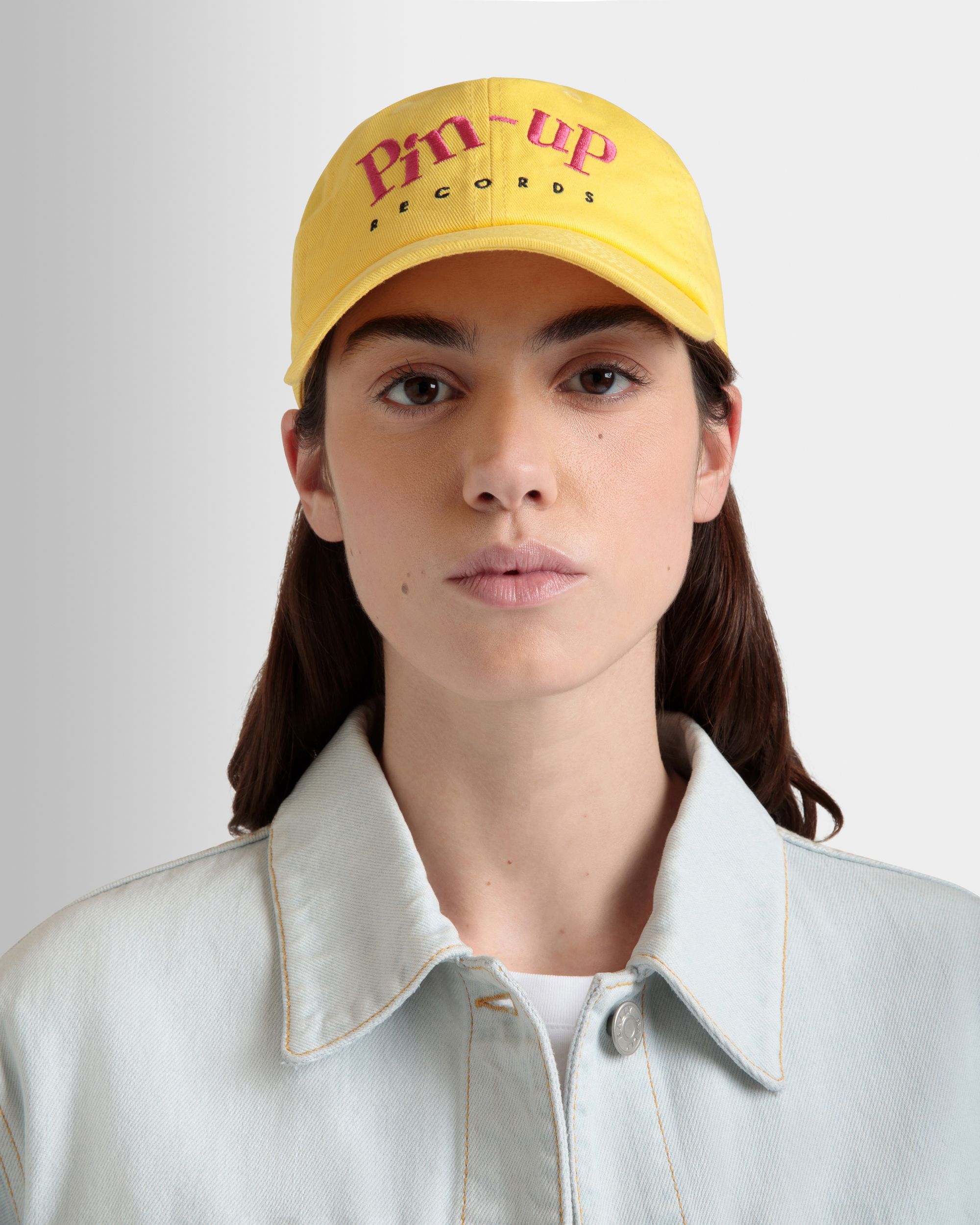 DJ Leo Mas X Bally Baseballmütze Aus Gelber Baumwolle - Damen - Bally - 02