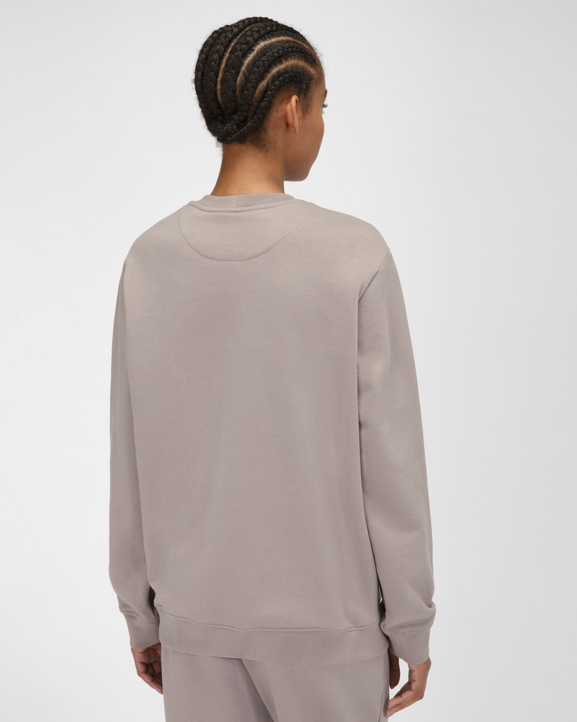 Sweatshirt Aus Grauem Bio-Baumwoll-Mischgewebe - Damen - Bally - 03