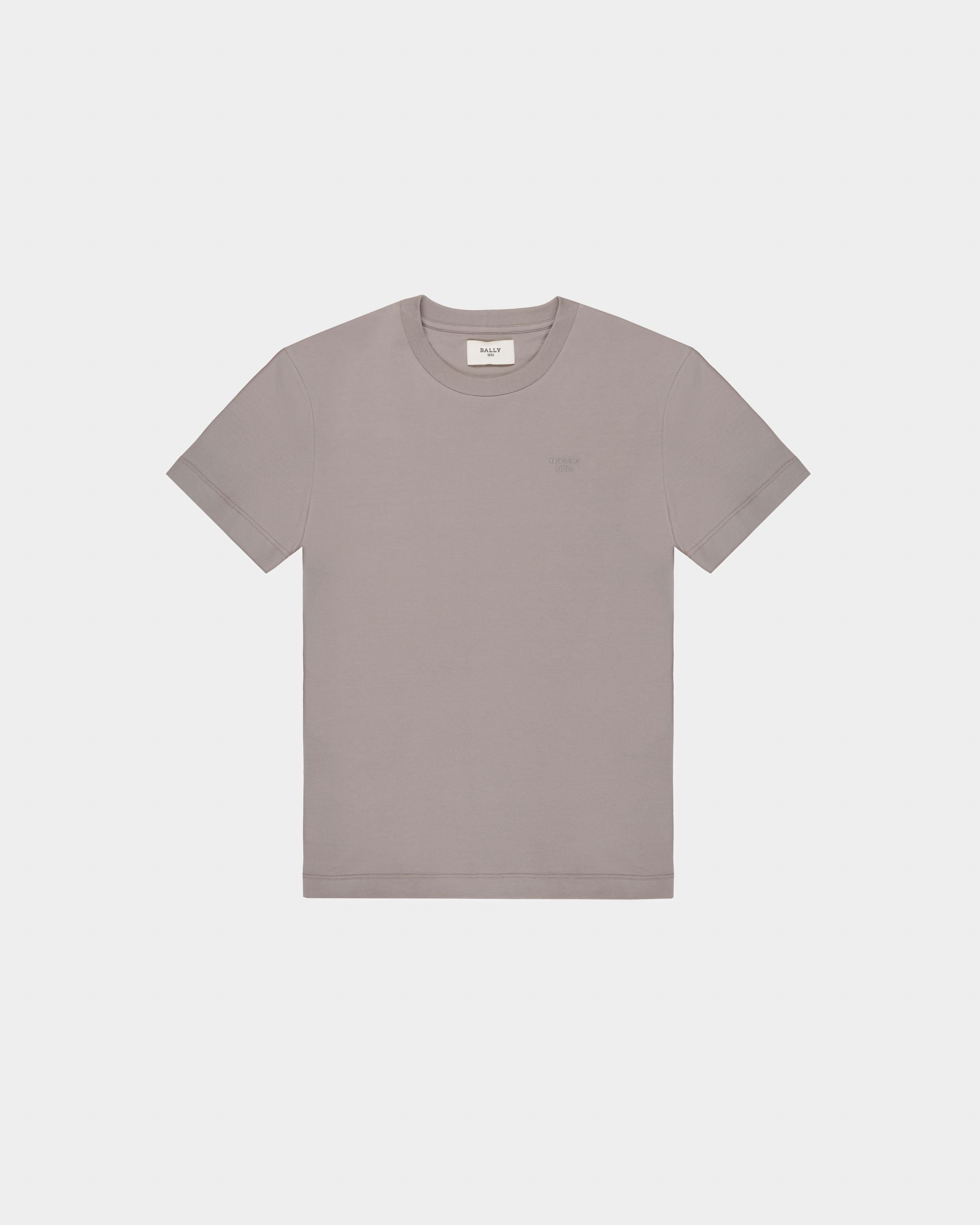 T-Shirt Mit Logo-Stickerei - Damen - Bally - 04