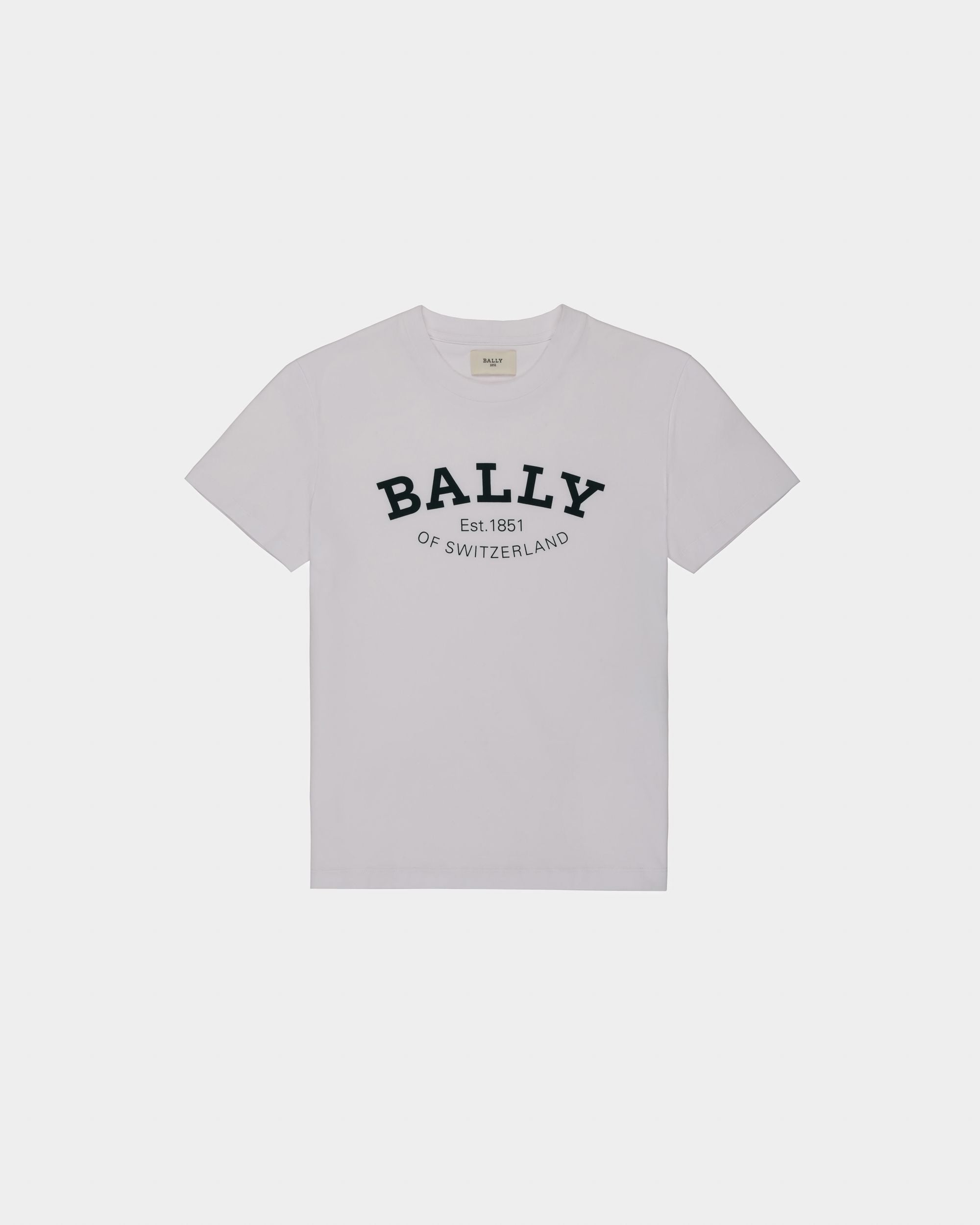 Cutsew T-Shirt Aus Weißer Baumwolle - Damen - Bally - 01