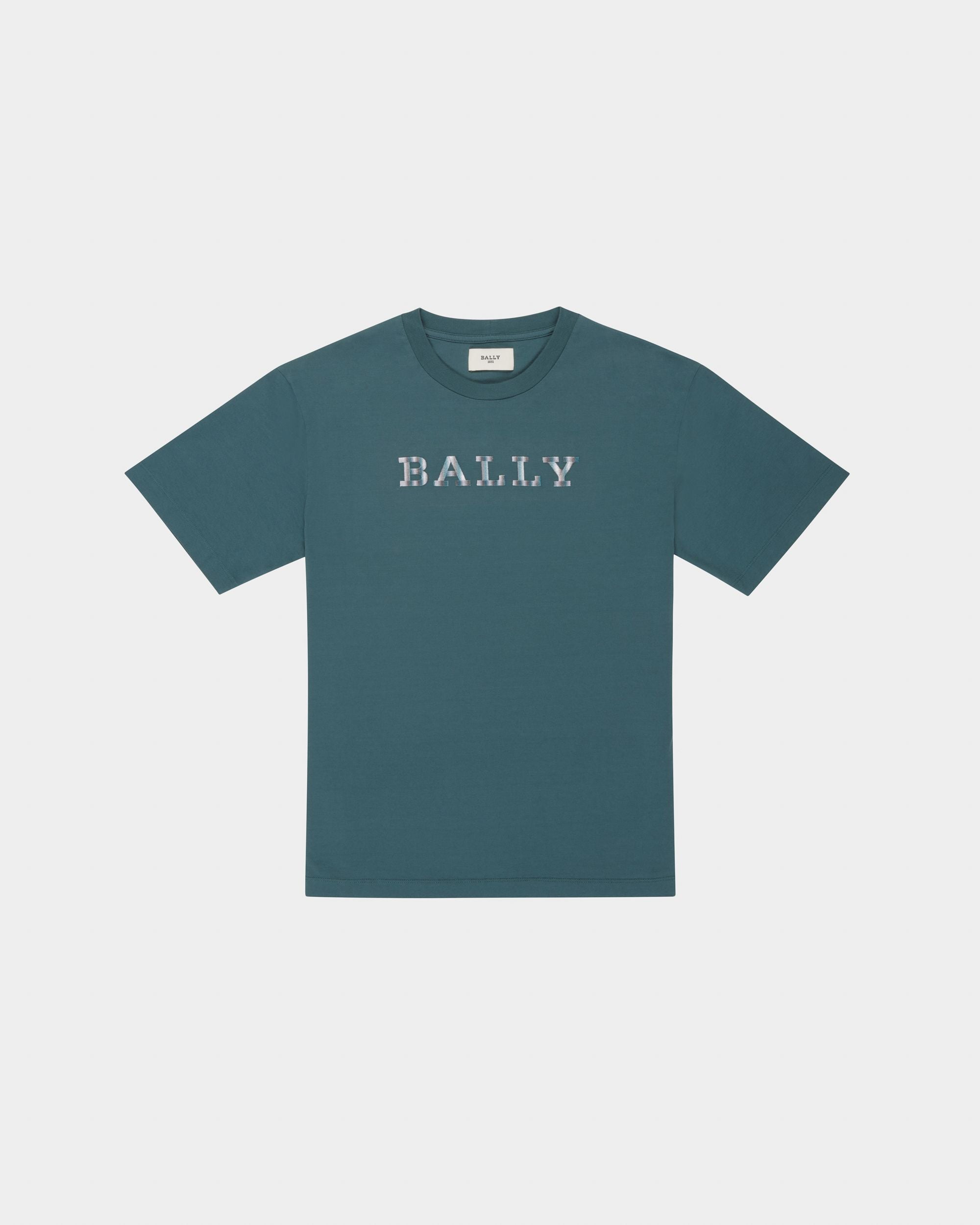 Cutsew T-Shirt Aus Grüner Baumwolle - Damen - Bally - 01