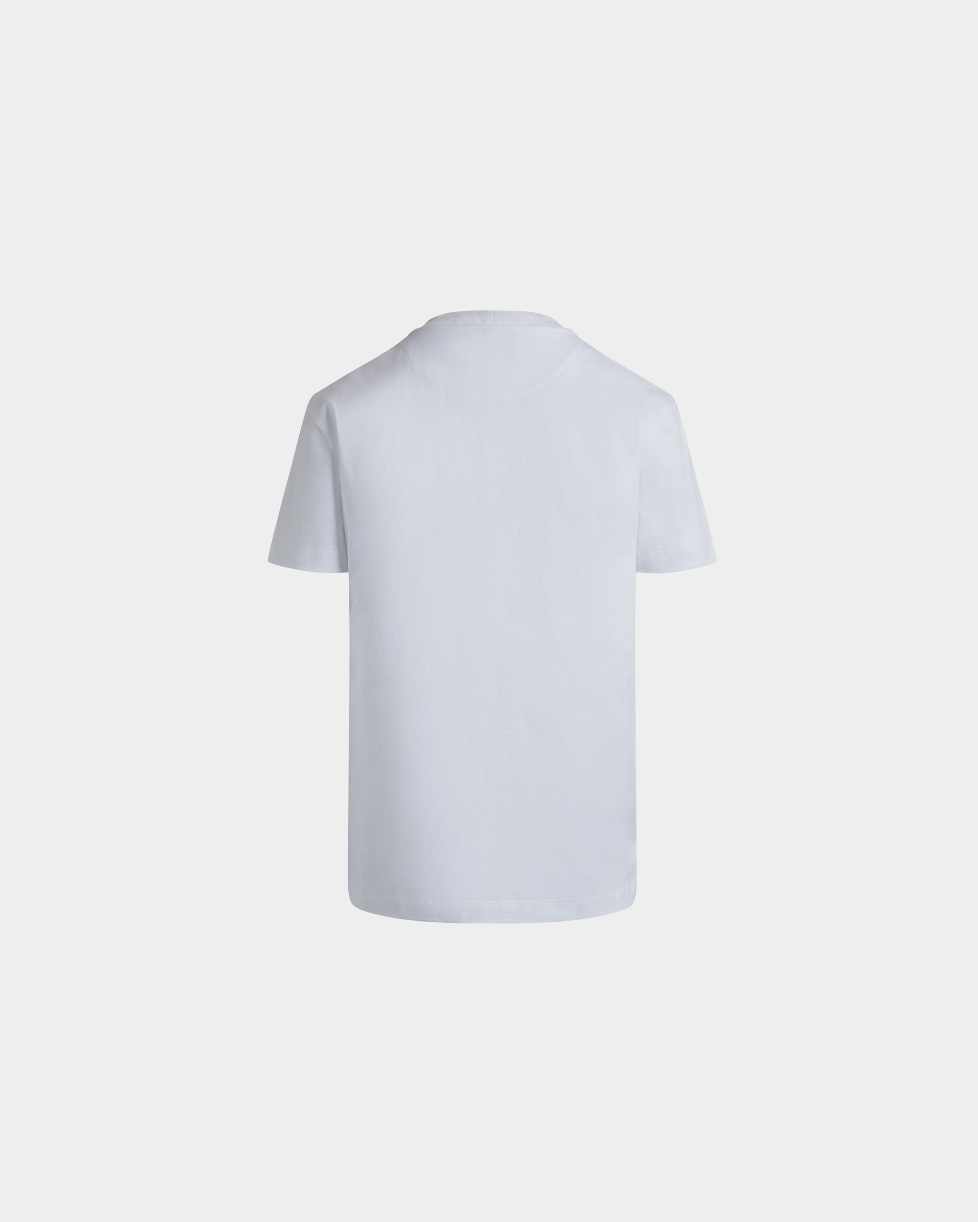 Cutsew T-Shirt In White Cotton - Damen - Bally - 03