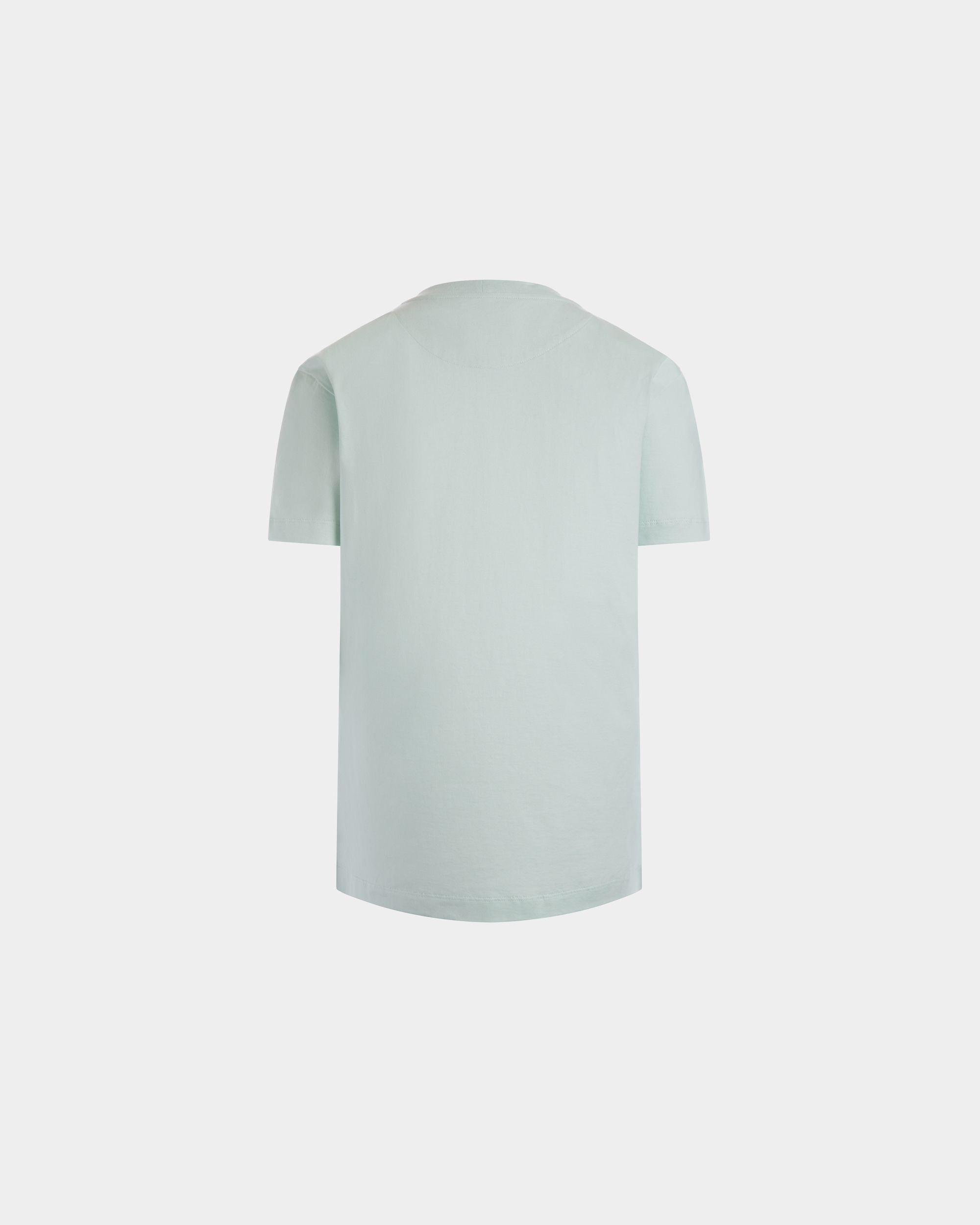 Cutsew T-Shirt In Blue Cotton - Damen - Bally - 03